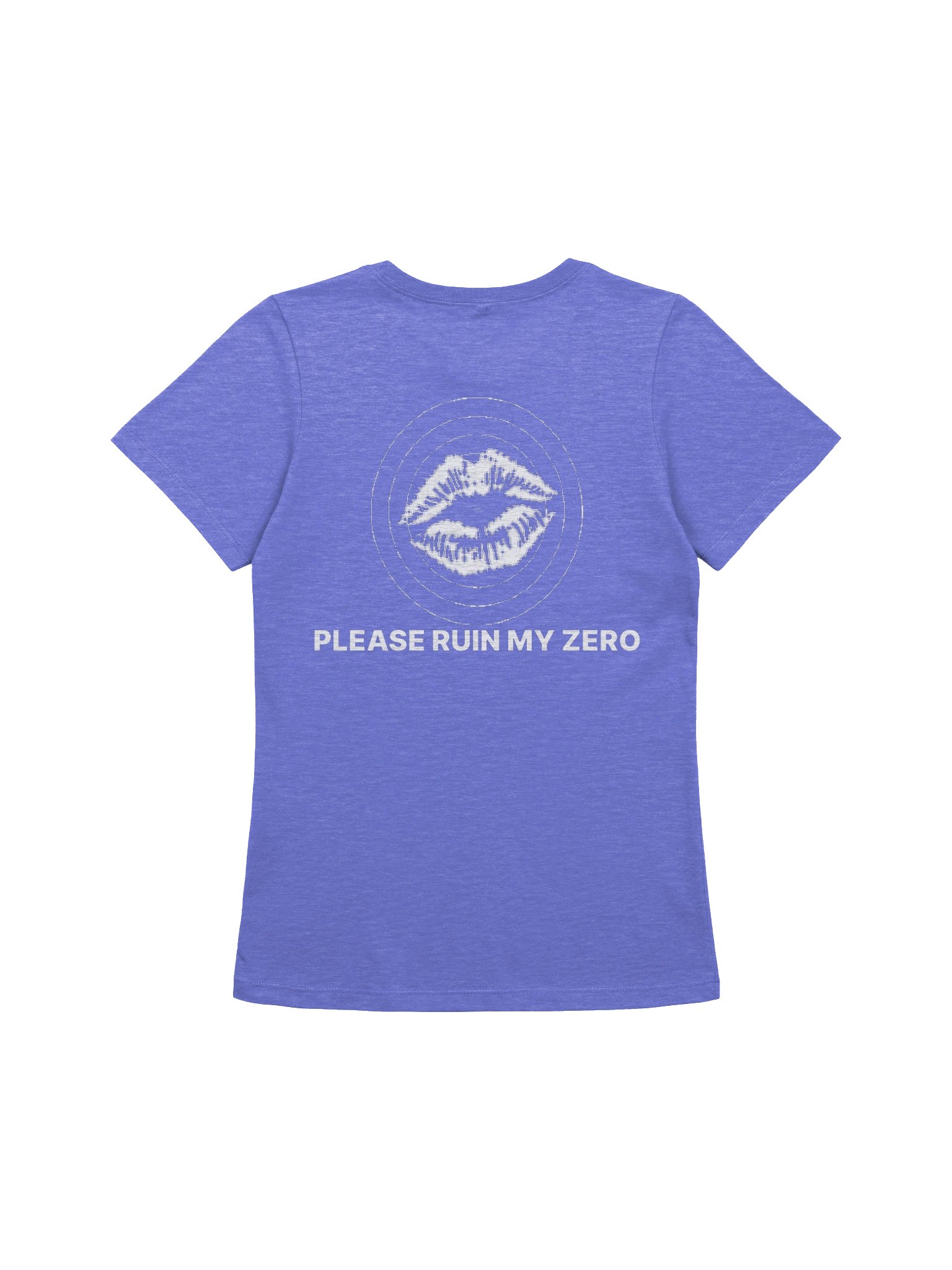 No ShopCo Women's Heather True Royal Tee - Please Ruin My Zero product image (2)
