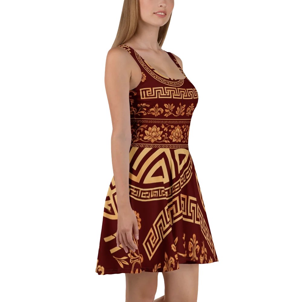 Golden Dynasty All-Over Print 'Philius' Dress product image (3)