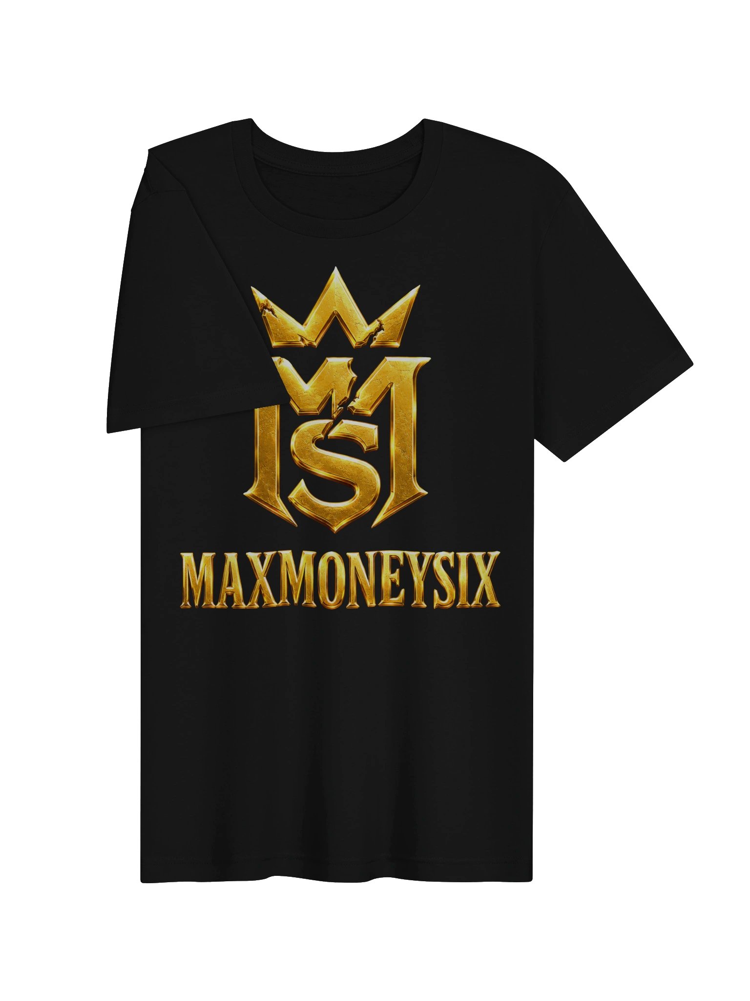 MAXMONEYSIX Crown Crest Tee – 3D Gold product image (5)