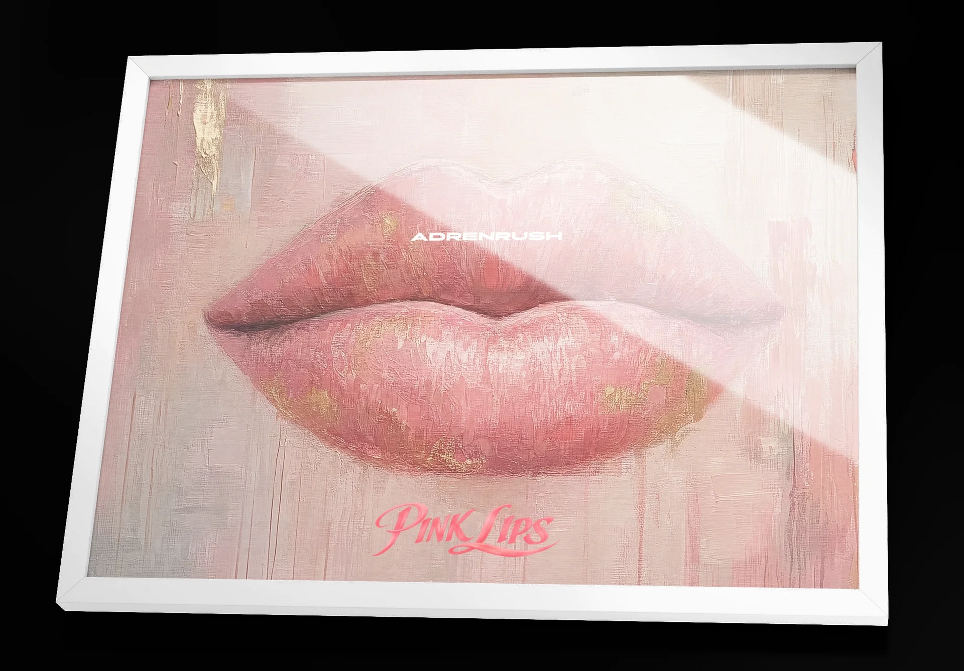 Pink Lips No.1 (2026) – AdrenRush "18X24" Collectible Art product image (2)