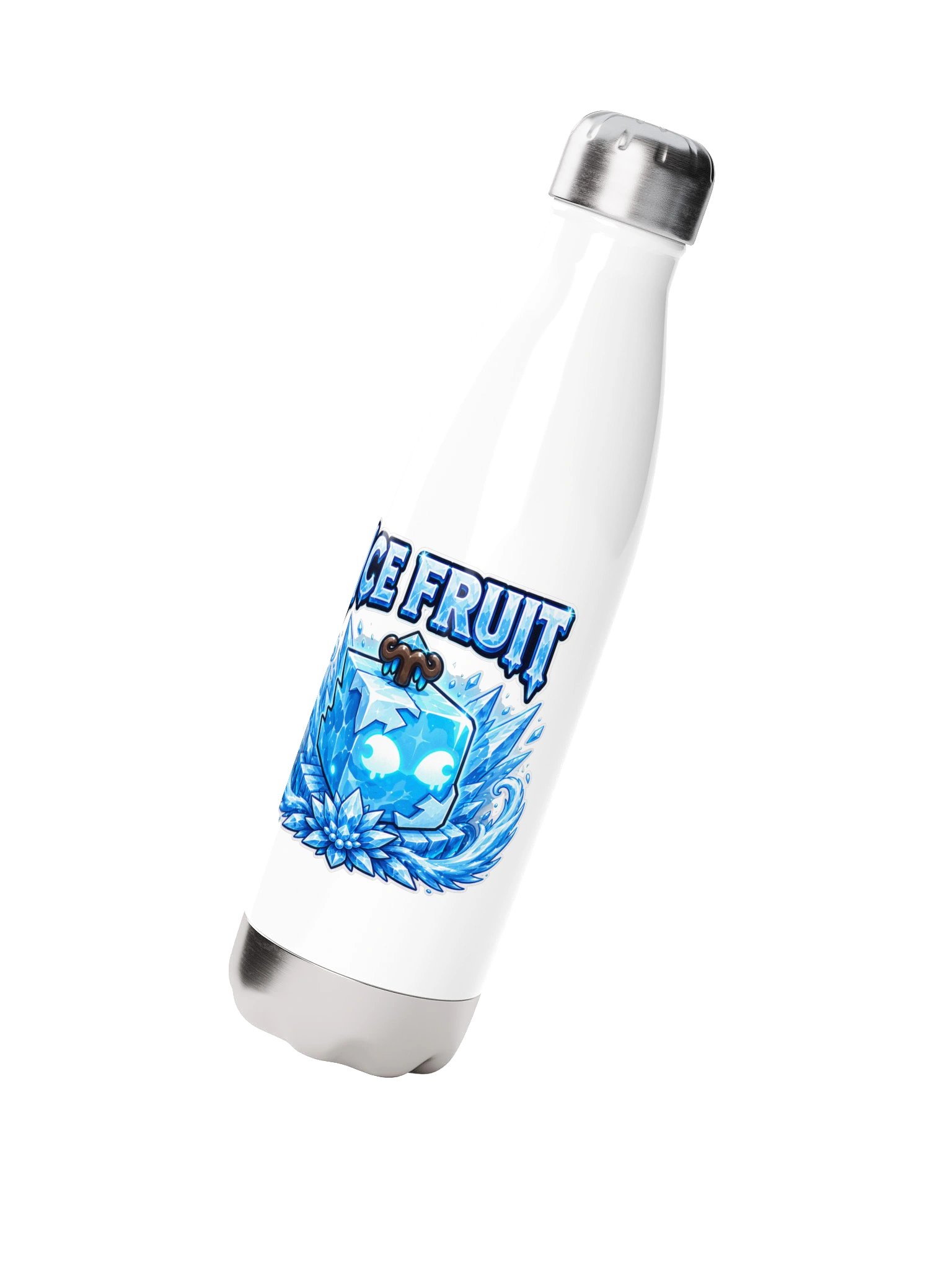 Ice Fruit Blox Fruits Gamer Stainless Steel Water Bottle Gift For Kids product image (2)