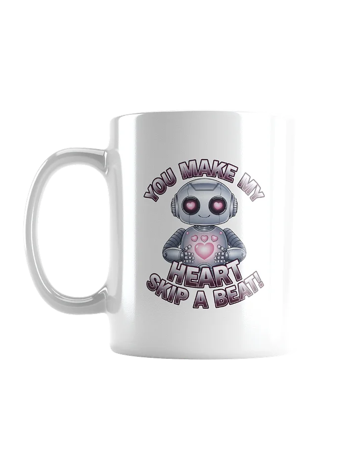 Robot Valentine's Day Gift | Funny Tech Love Mug | Geeky Romance Gift for Nerds product image (1)