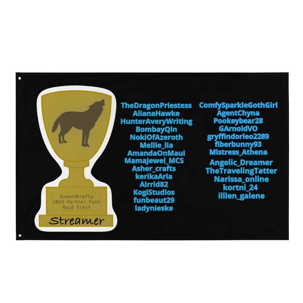 STREAMER LINEUP FLAG product image (1)