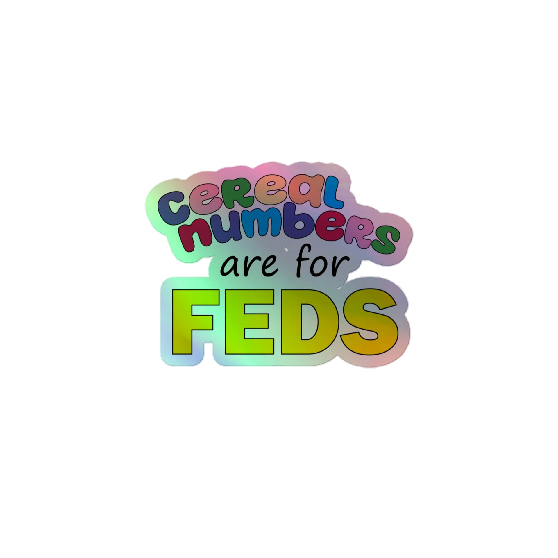 Holographic Silly Agents Sticker product image (1)