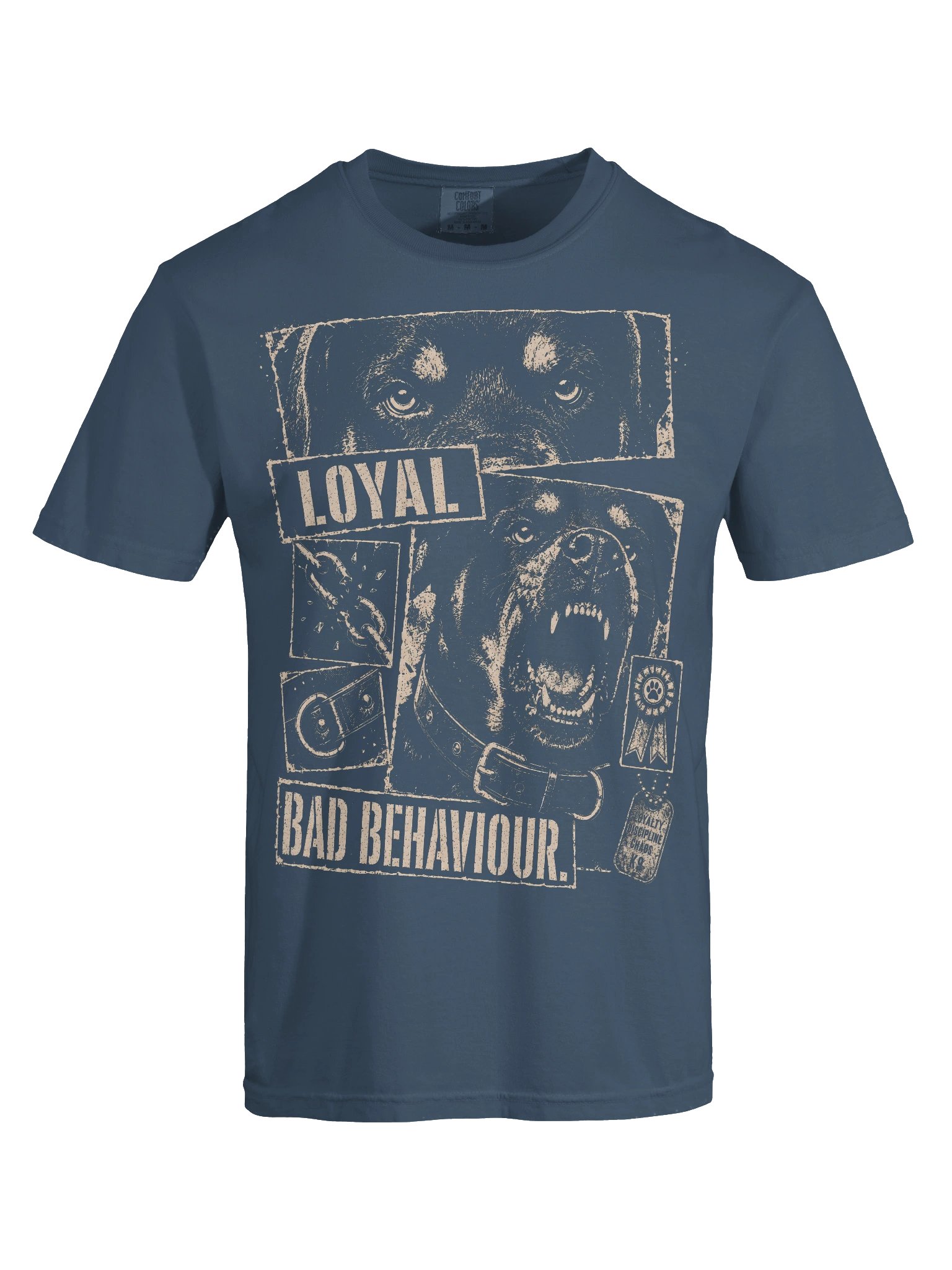 Loyal & Bad Behaviour Rottweiler Heavyweight Vintage Graphic Tee product image (23)