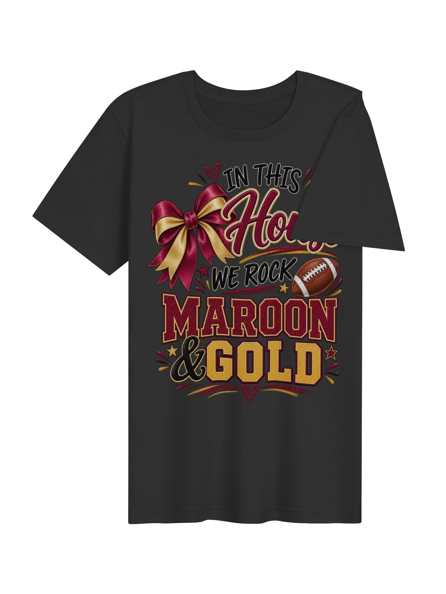 Rock Maroon & Gold Tee product image (130)