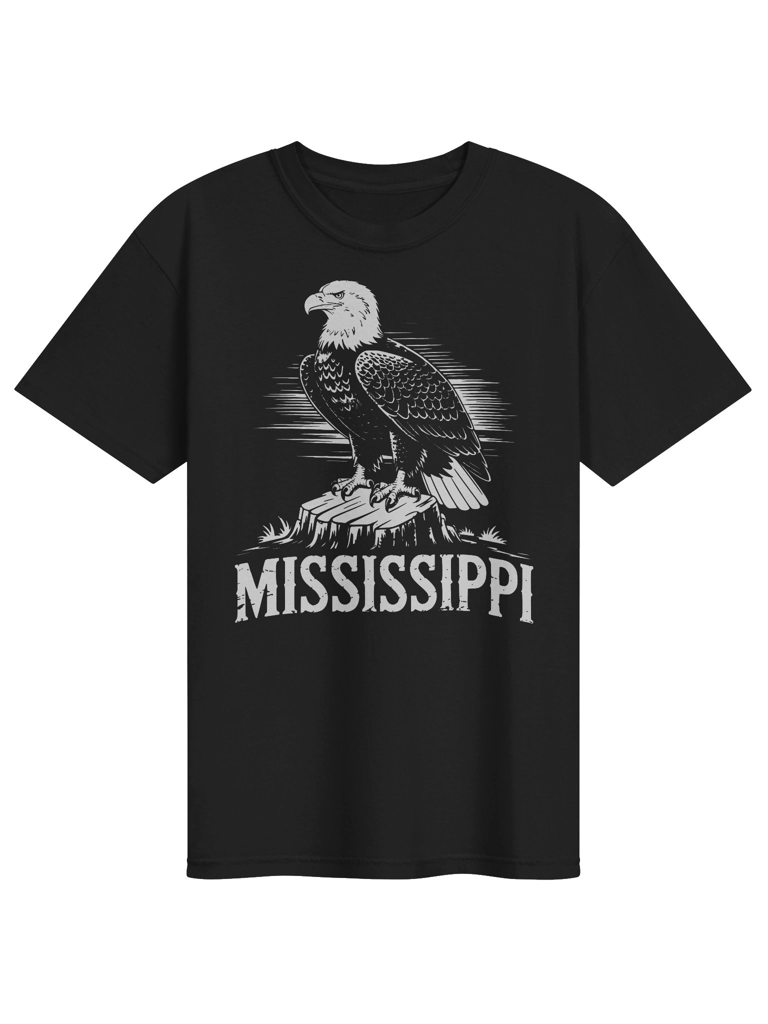Mississippi Eagle T-Shirt | Vintage Southern State Pride Tee product image (1)