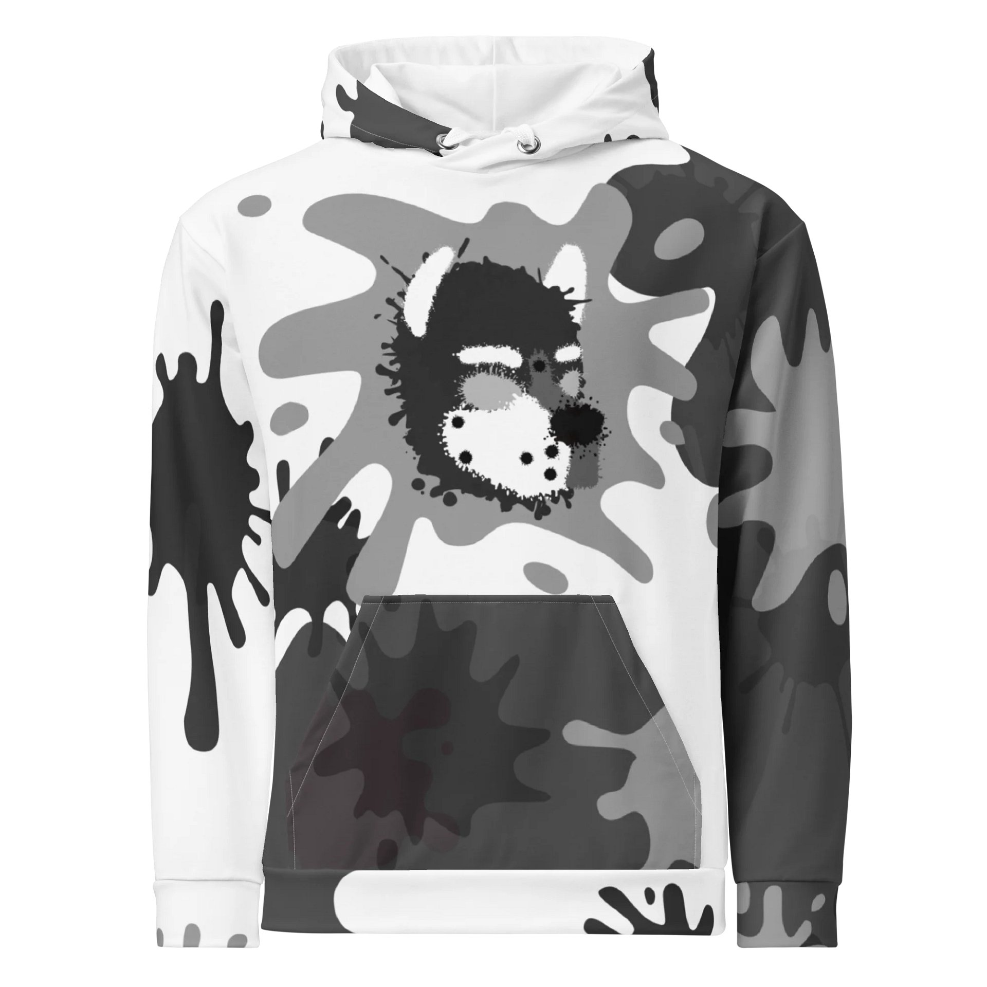 Chaos Splatter Hoodie - White product image (1)