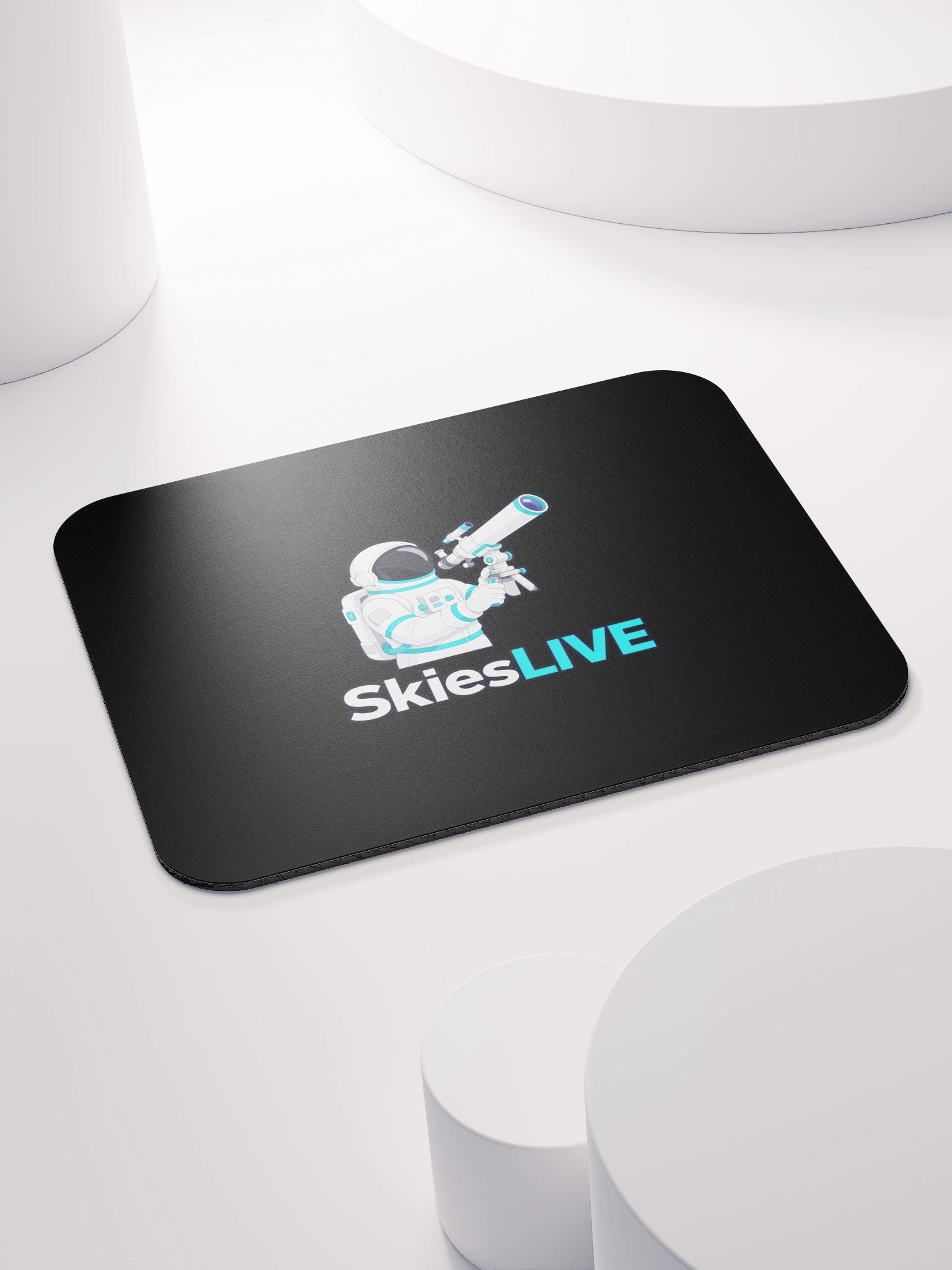 SkiesLIVE Astronaut Mouse Pad (Black) product image (4)