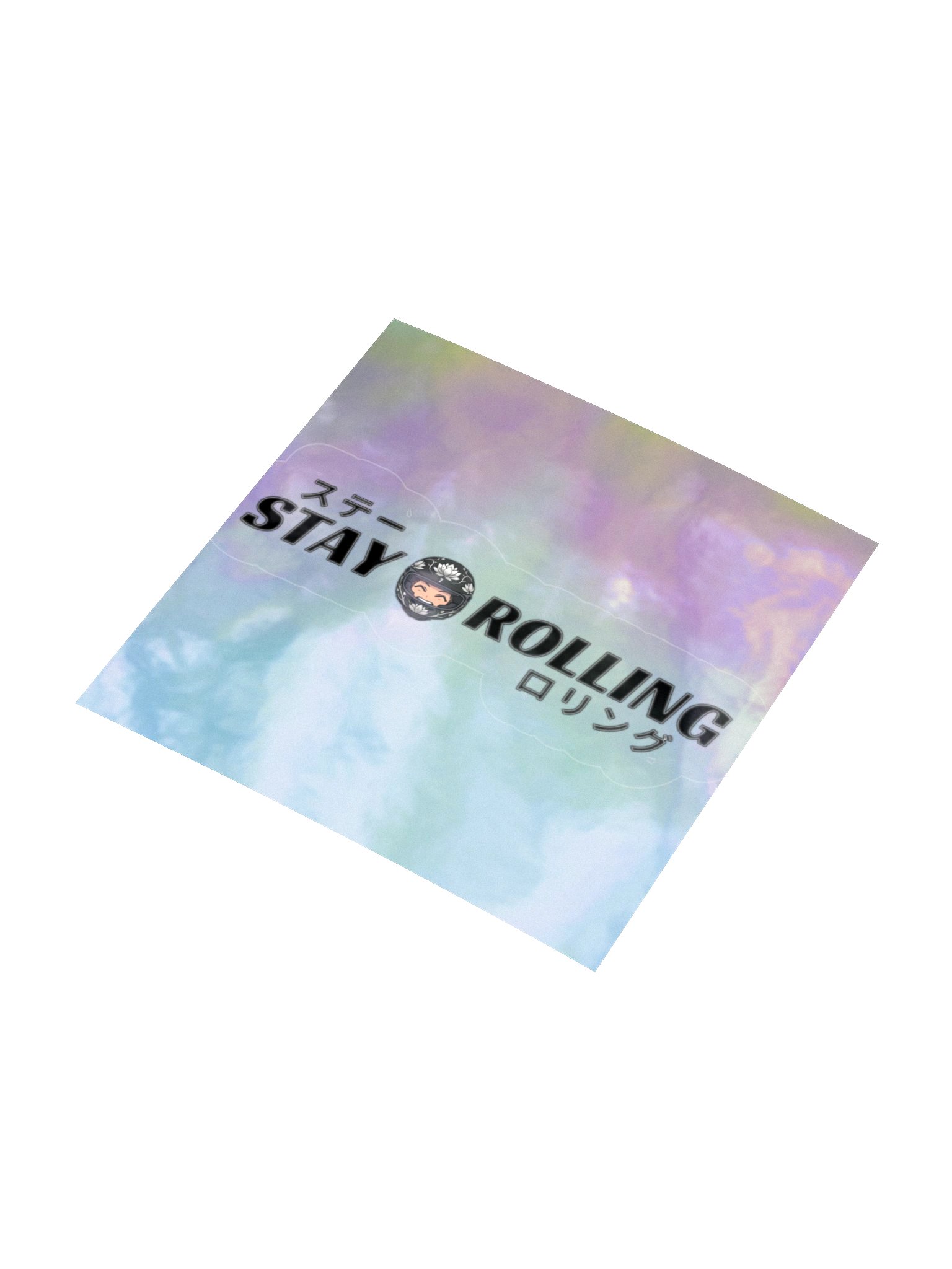 "Stay Rolling" Holographic Sticker product image (3)