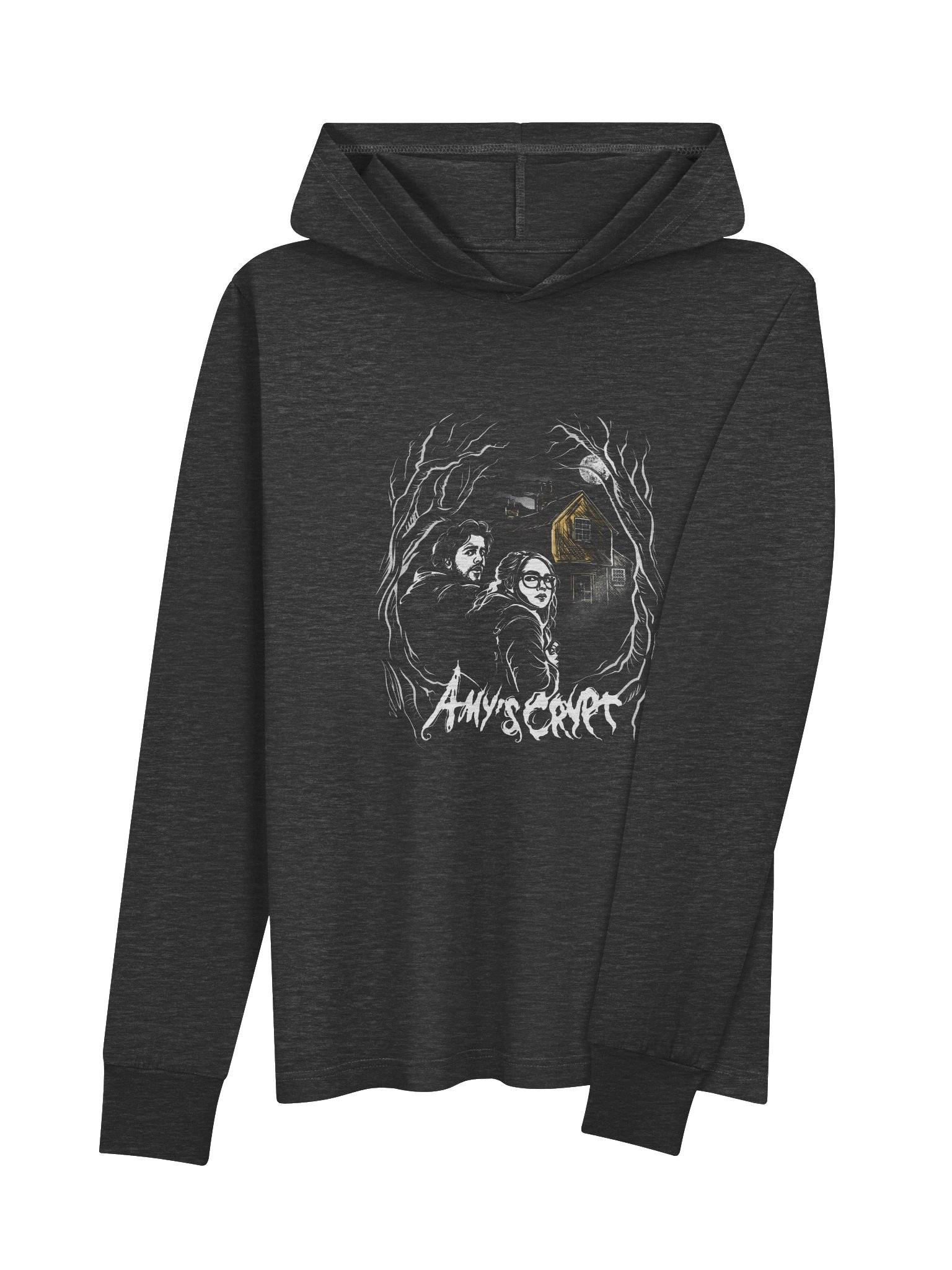 Halloween 2026 | The Cage | Long sleeve hooded tee product image (4)