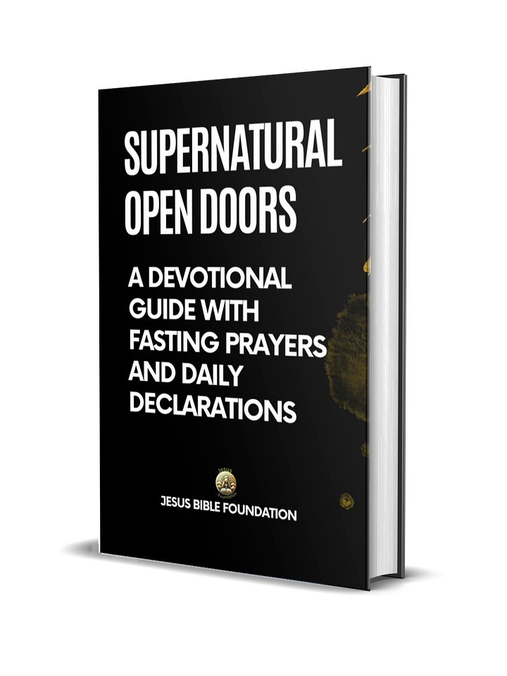 Supernatural Open Doors: A Devotional Guide with Fasting Prayers and Daily Declarations product image (1)