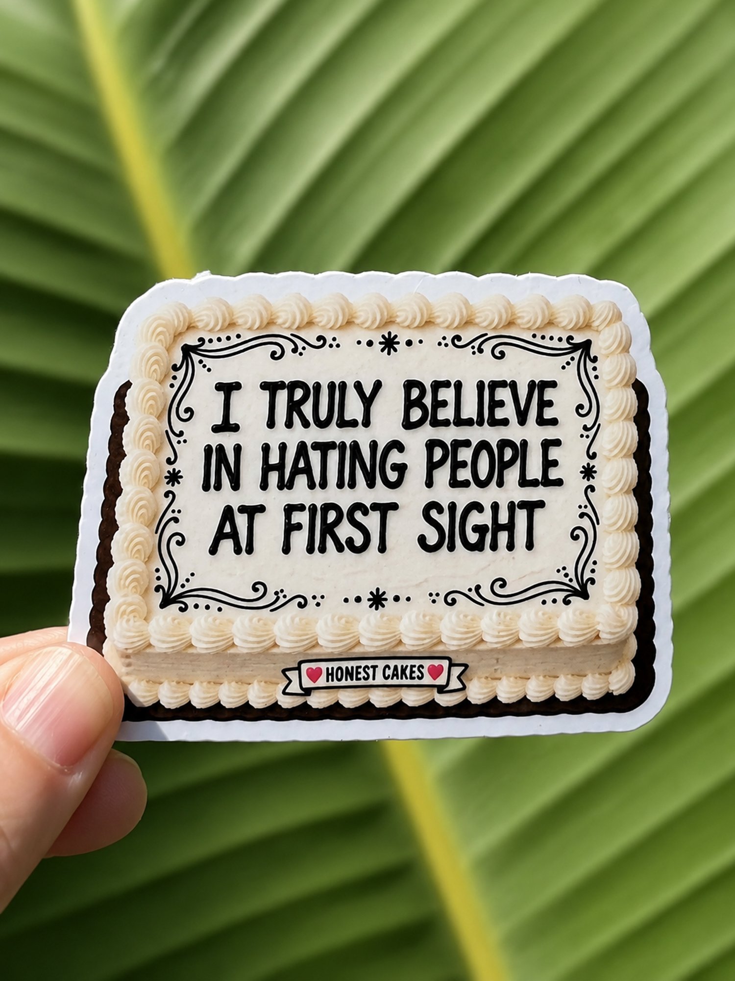 FRIDGE MAGNET: I Truly Believe In Hating People At First Sight - FREE SHIPPING product image (2)