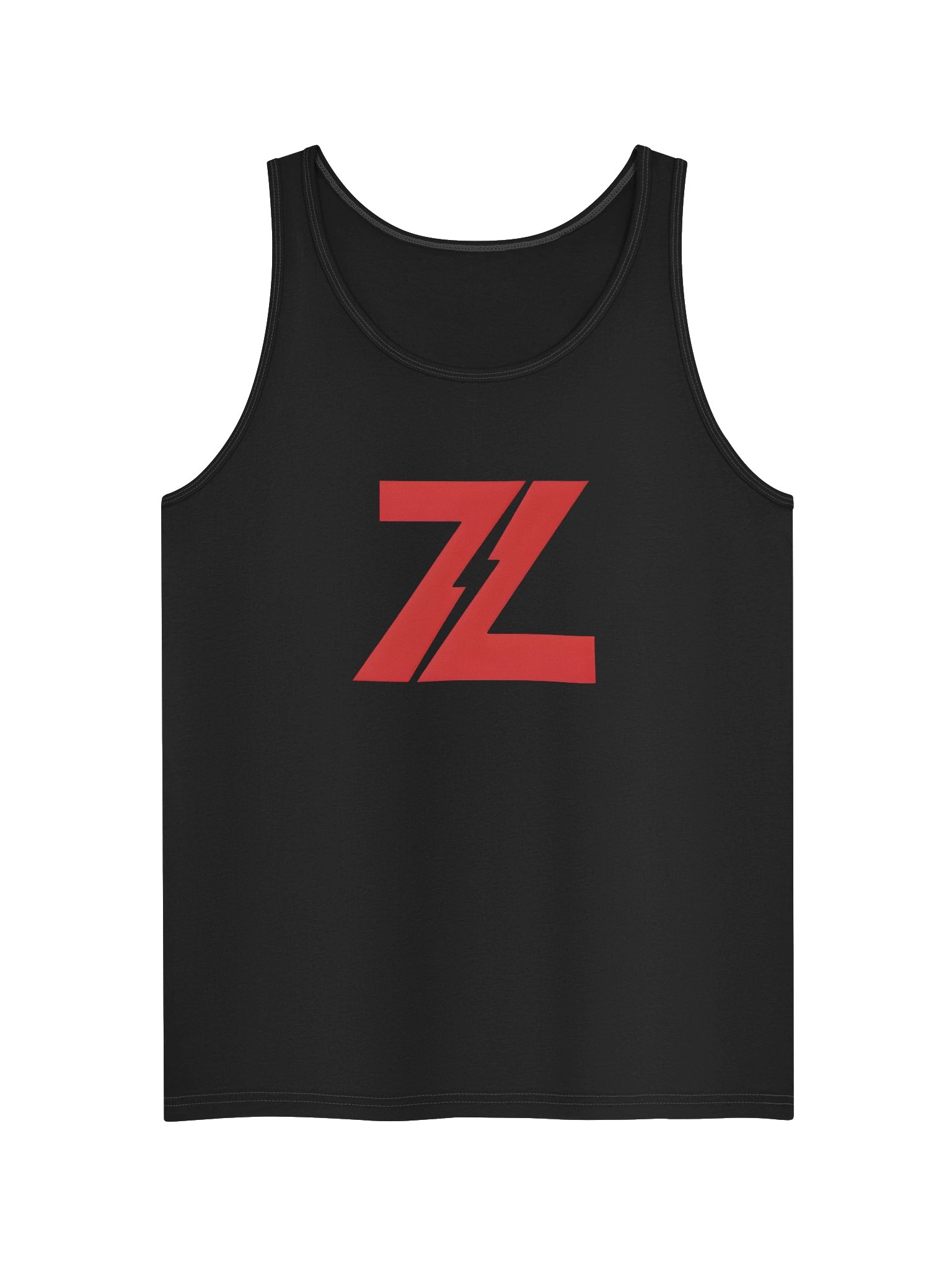 Men's Black & Red Jersey Tank Top | Premium Fit product image (1)