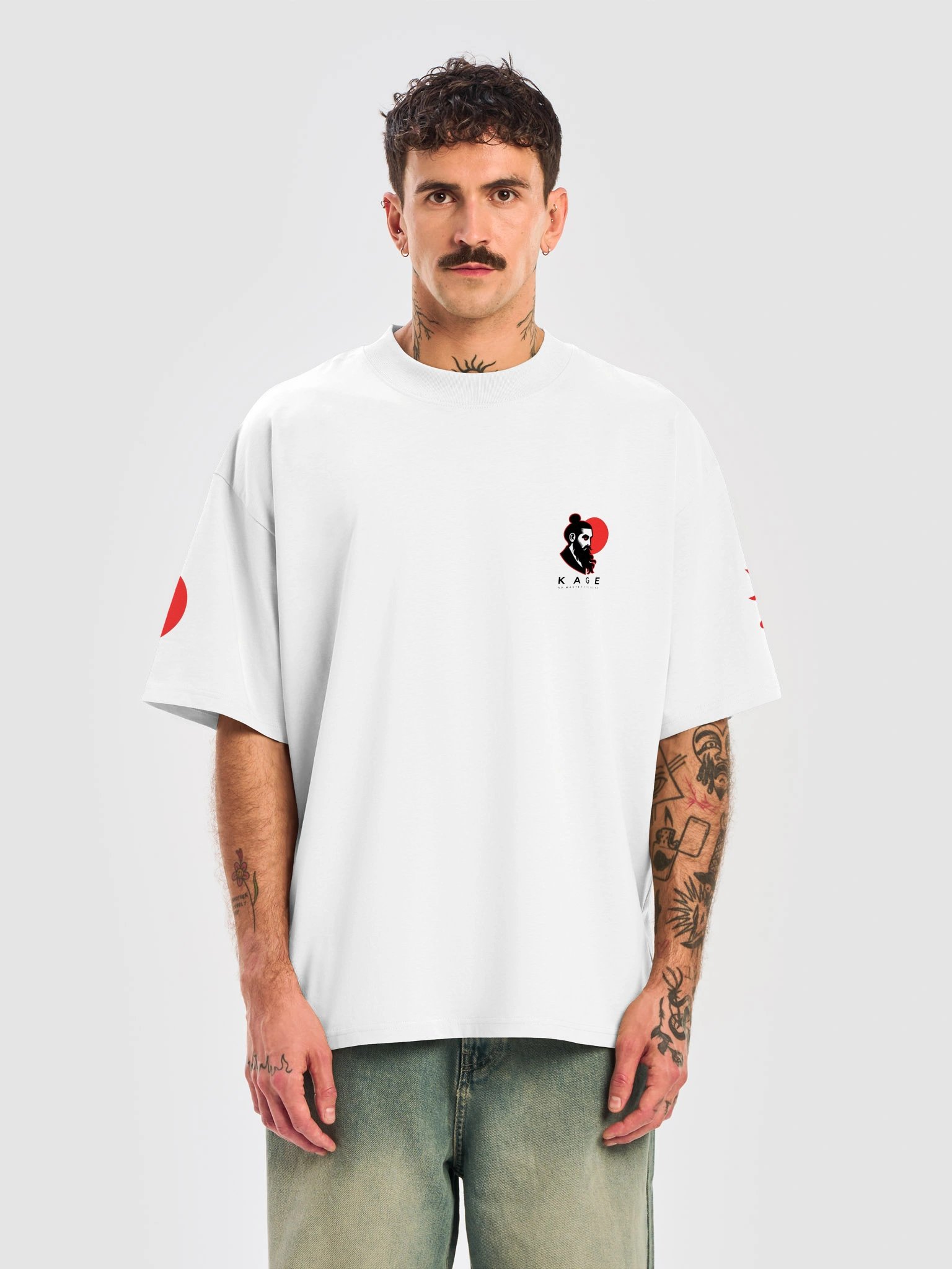 NOMSTR — RED SUN / WHITE — DROP 001 product image (5)