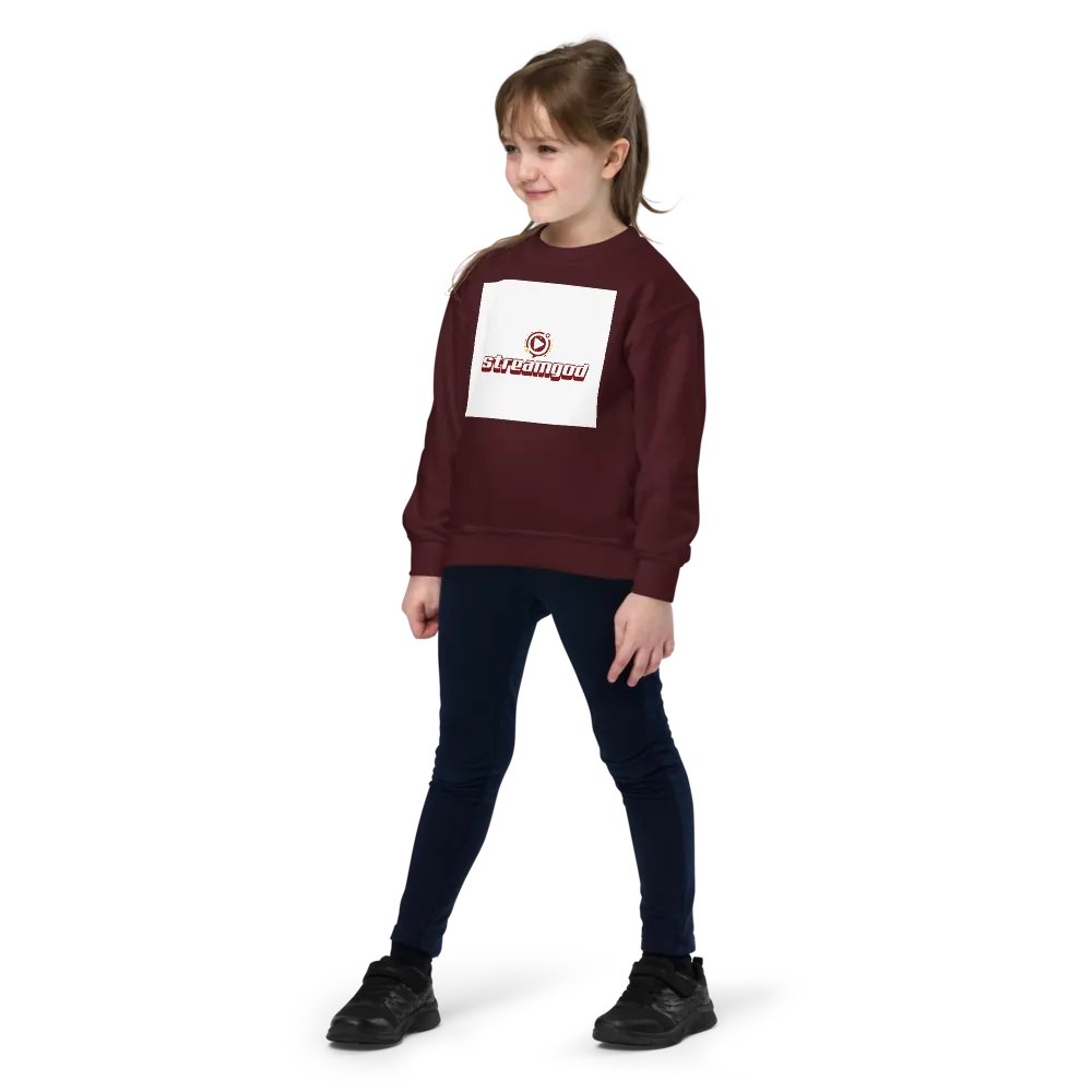 maroon youth STREAMGOD sweater product image (4)