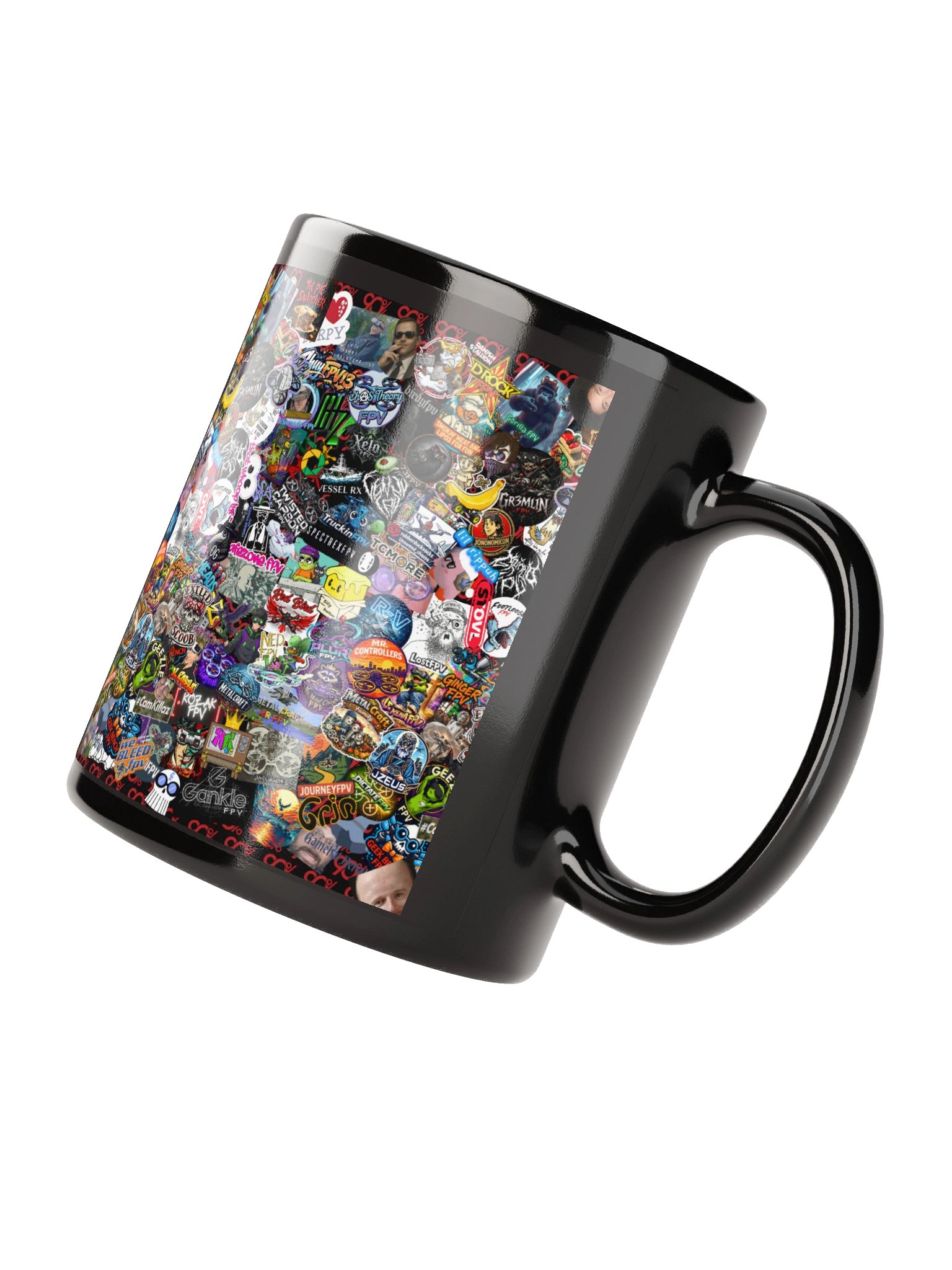 2026 Sticker Bomb Mug (Black) product image (3)