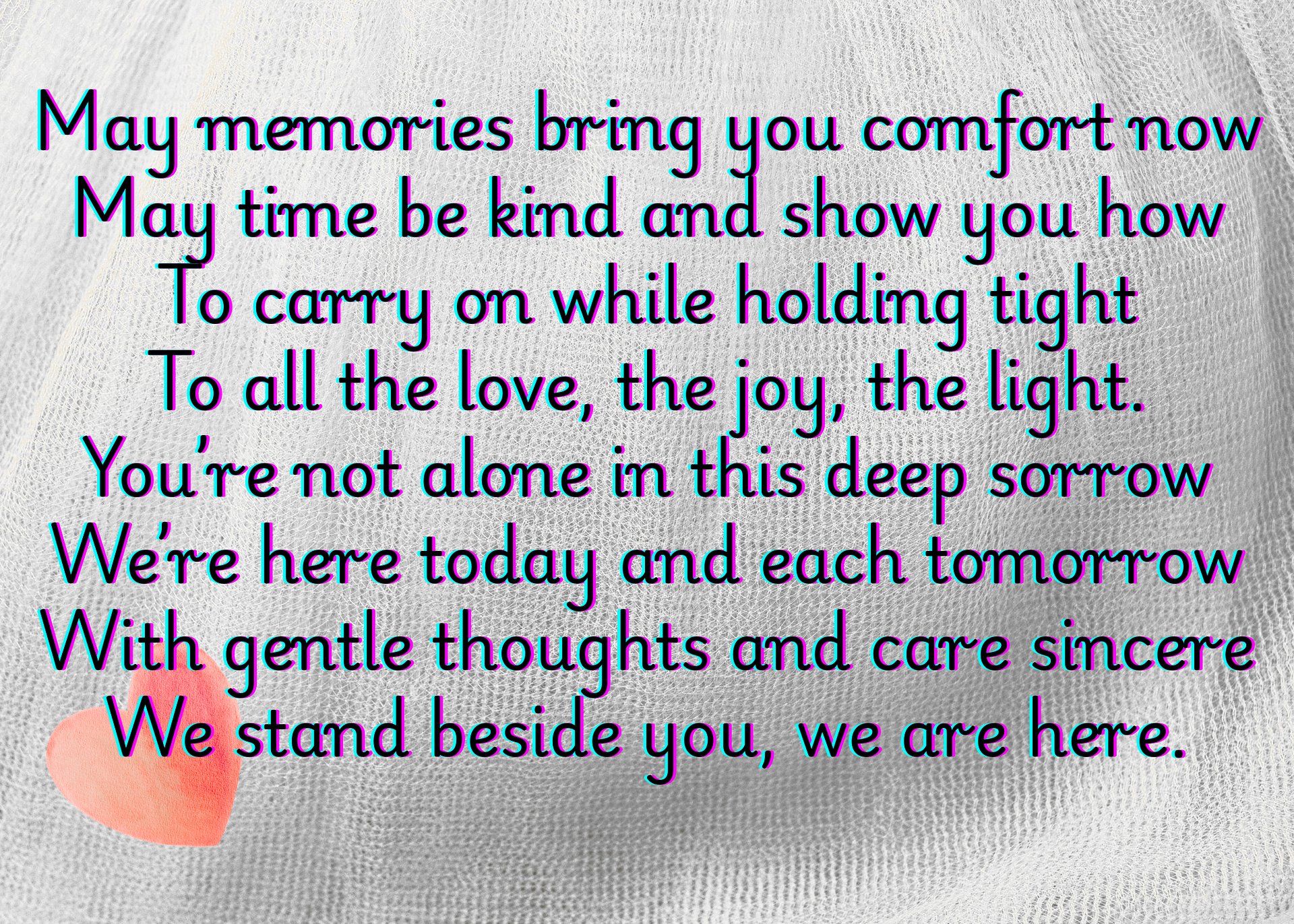 I Am Here for You: Condolence product image (3)