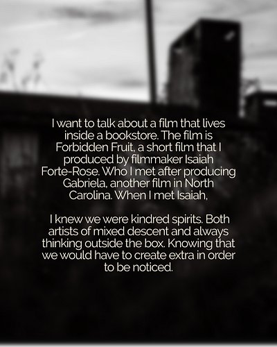 The true story of how I met @isaiahforterose and how his photobook inspired a creative ecosystem.