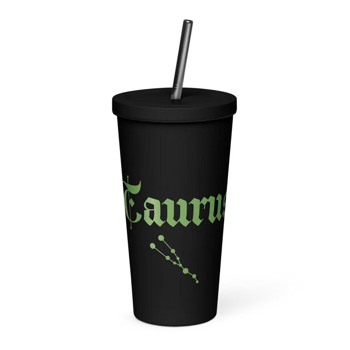 Zodiac Taurus Vibes Insulated Tumbler product image (1)