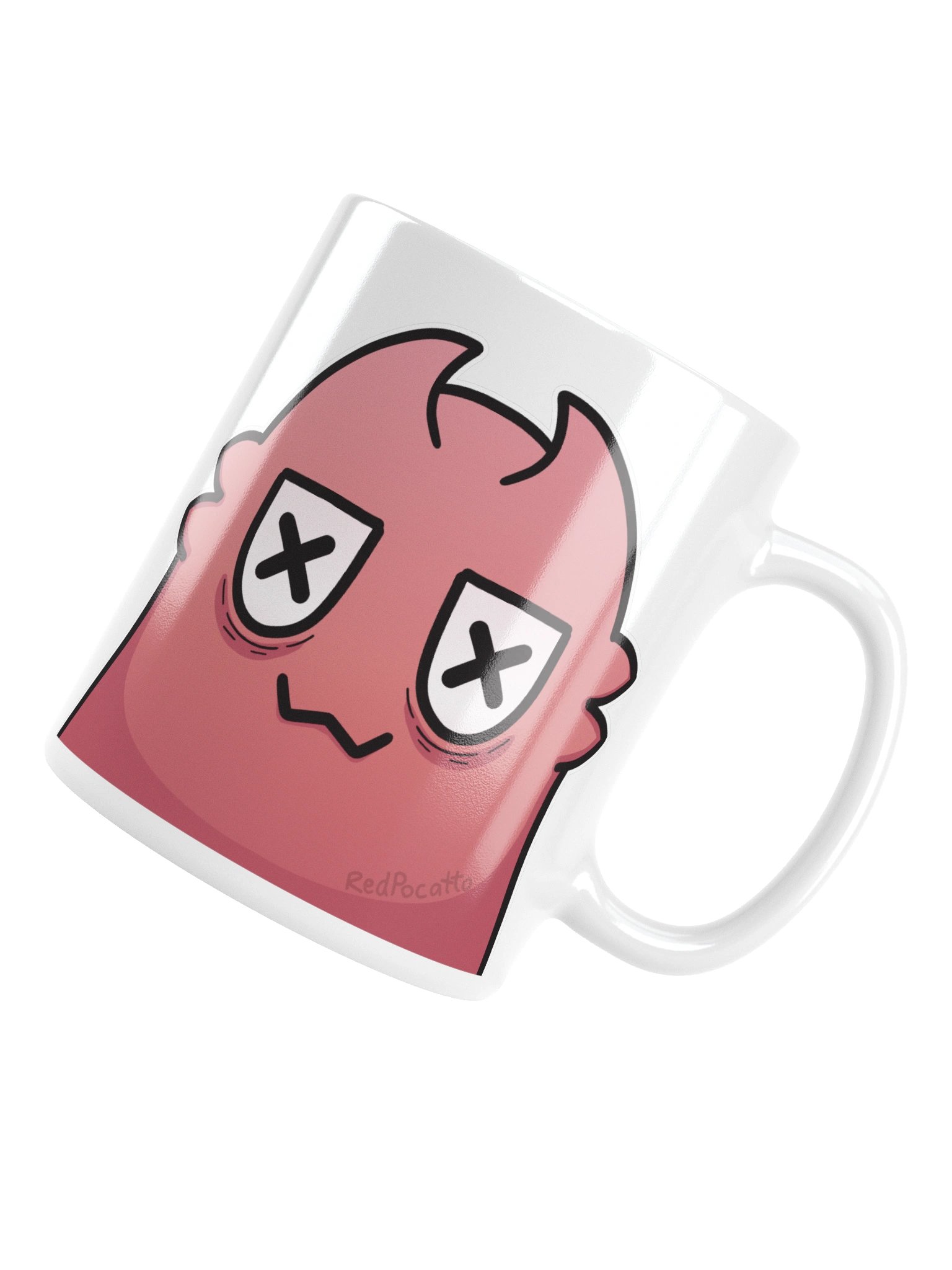 Red Pocatto White Ceramic Mug product image (18)