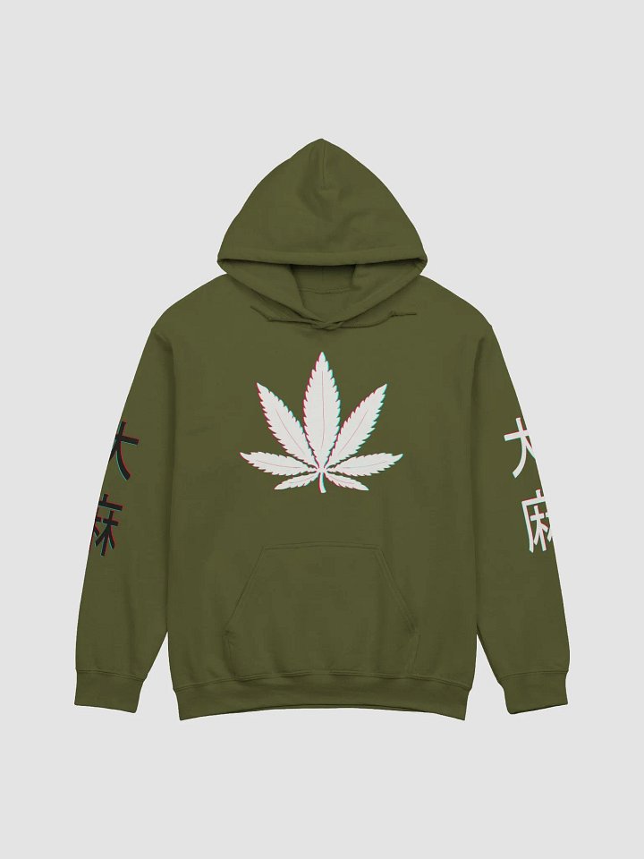 大麻 Cannabis 3D Cyberpunk Japanese Hoodie product image (2)
