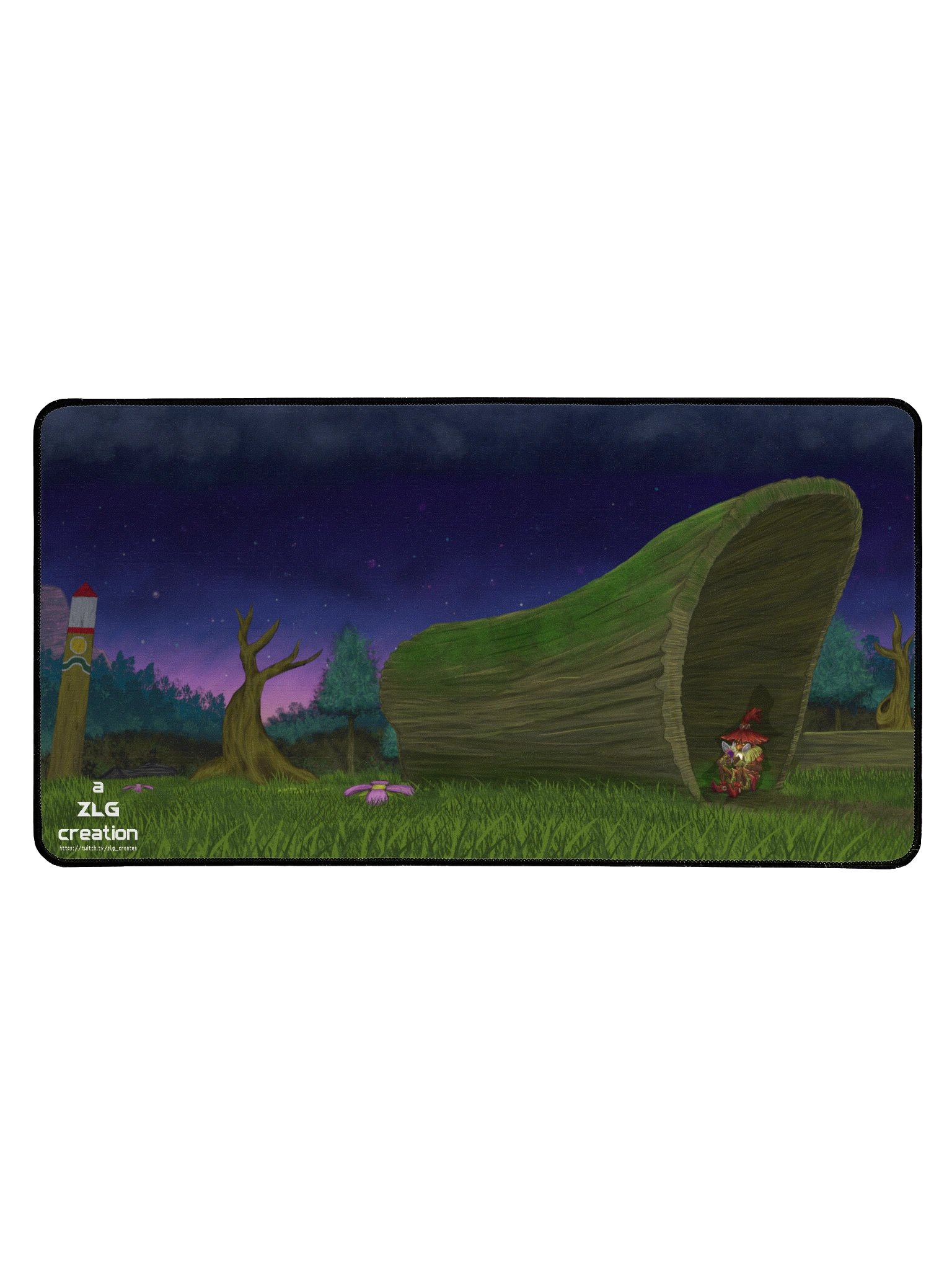 Lonely Skull Kid Desk Mat product image (1)