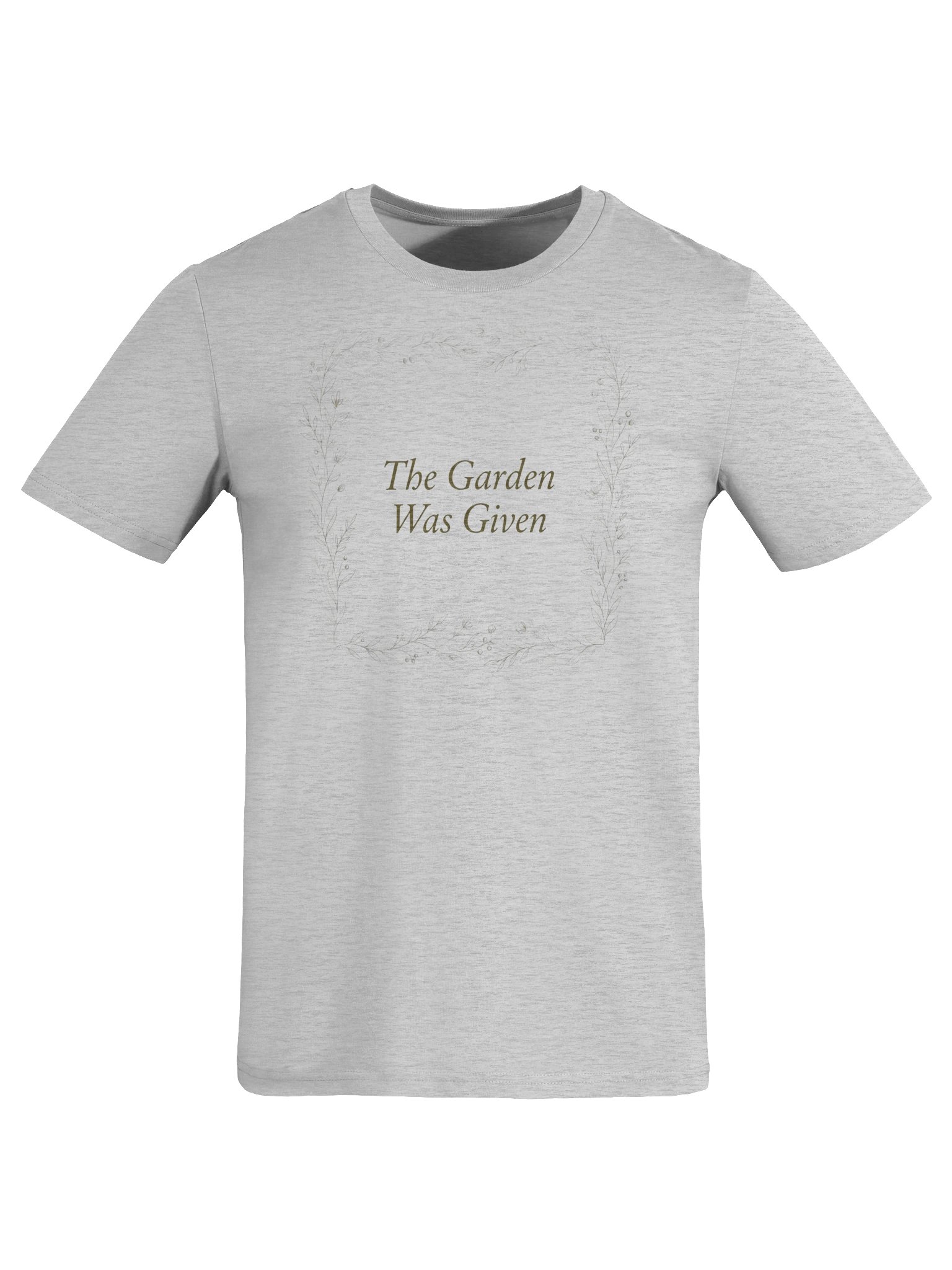 The Garden Was Given – Christian Faith Organic Cotton T-Shirt product image (7)