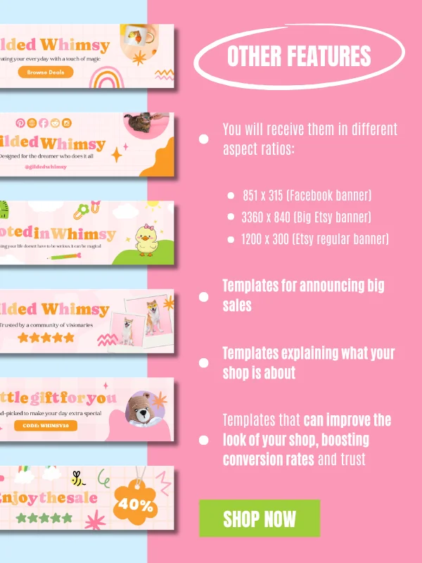MRR/PLR Garden Etsy Banner Canva Templates product image (3)