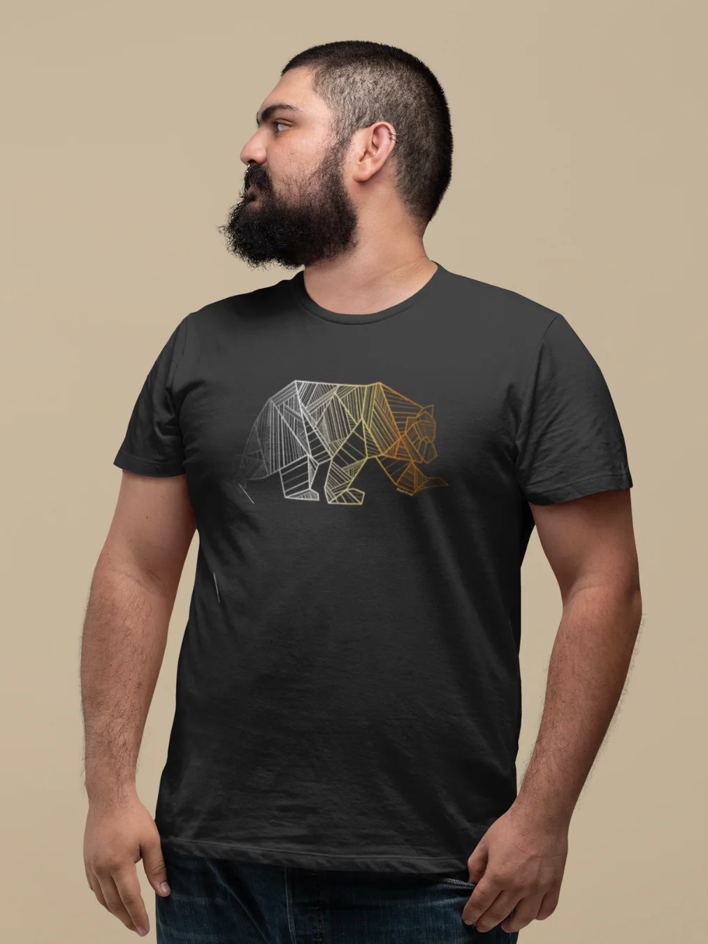 Geometric Bear Pride T-Shirt product image (3)