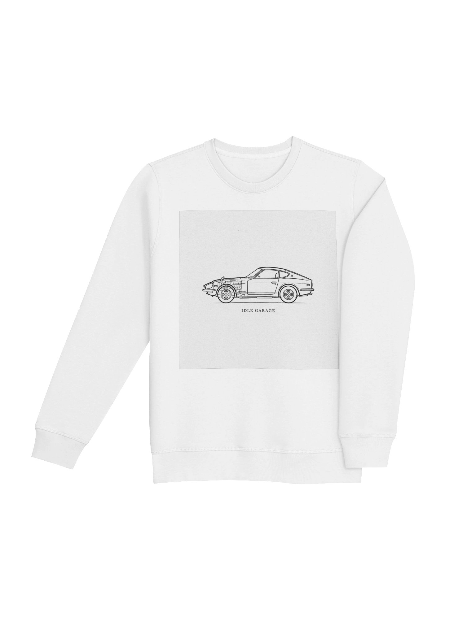 Idle Garage Cutaway Car Sweatshirt product image (4)