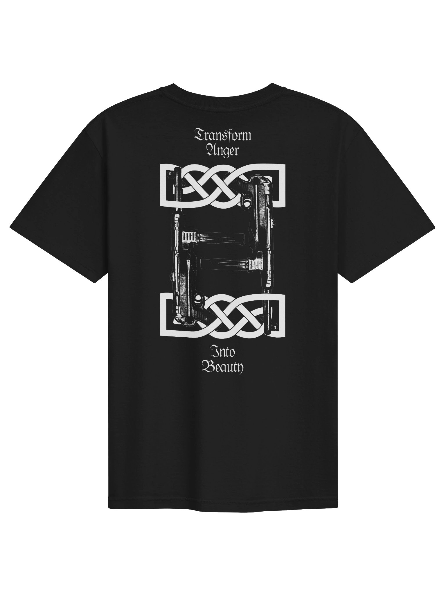 ANGER INTO BEAUTY TSHIRT BACKPRINT product image (2)