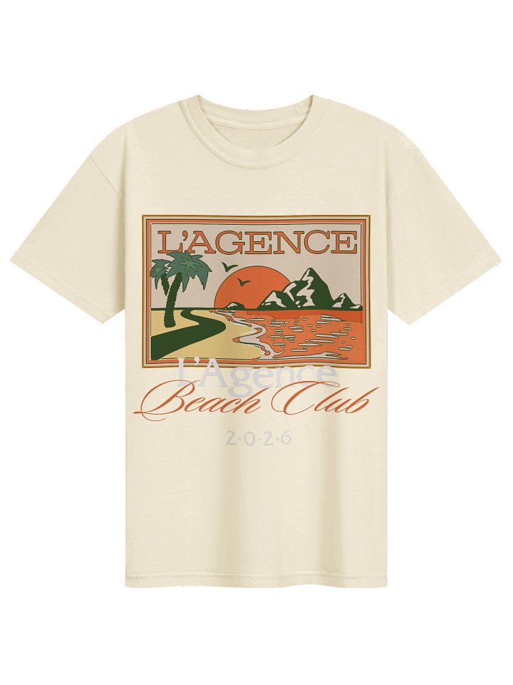 L'Agence Beach Club T-Shirt - Ivory 2026 product image (1)