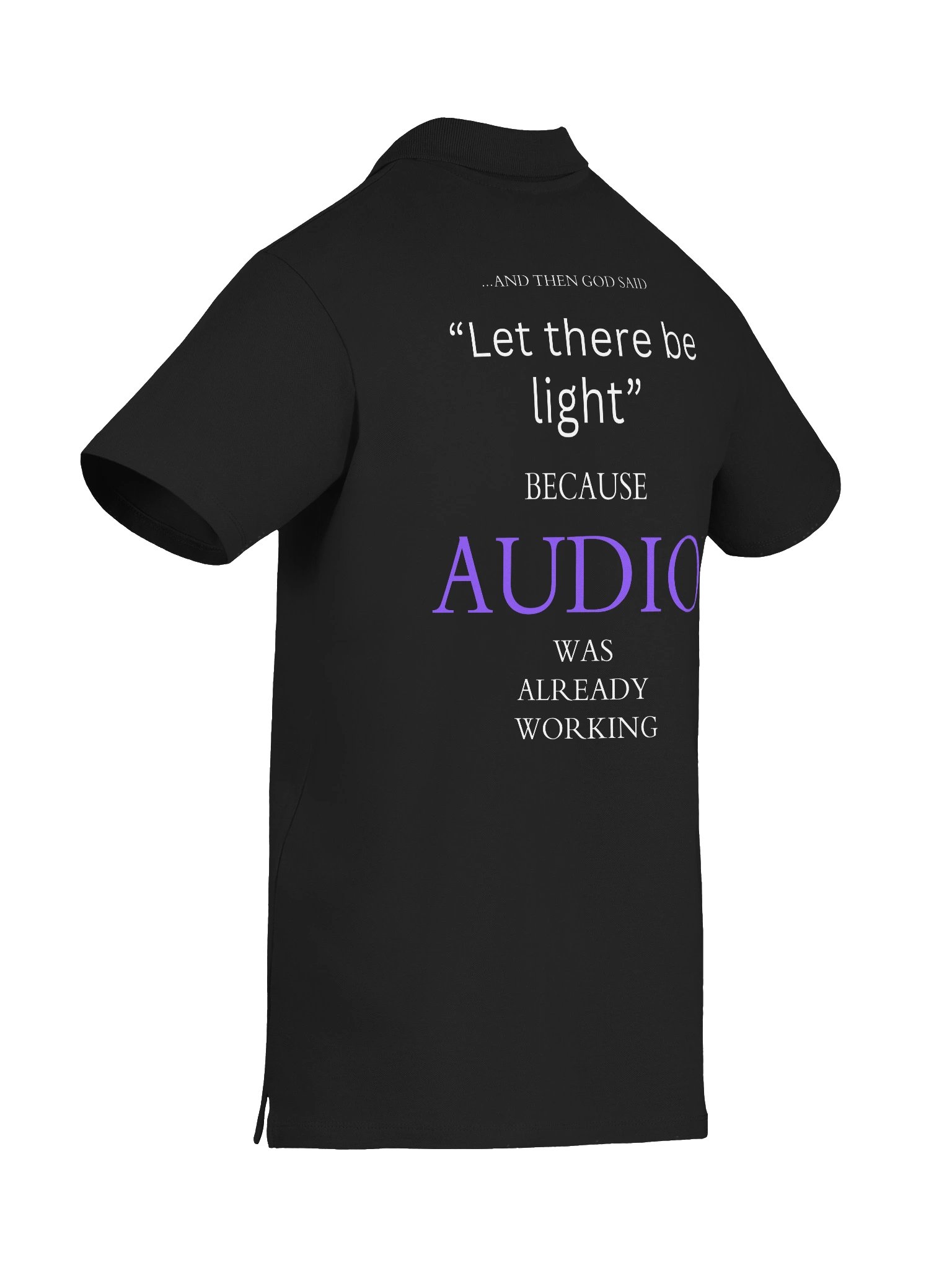 The Audio Lab “Let There Be Light” Polo Shirt product image (8)