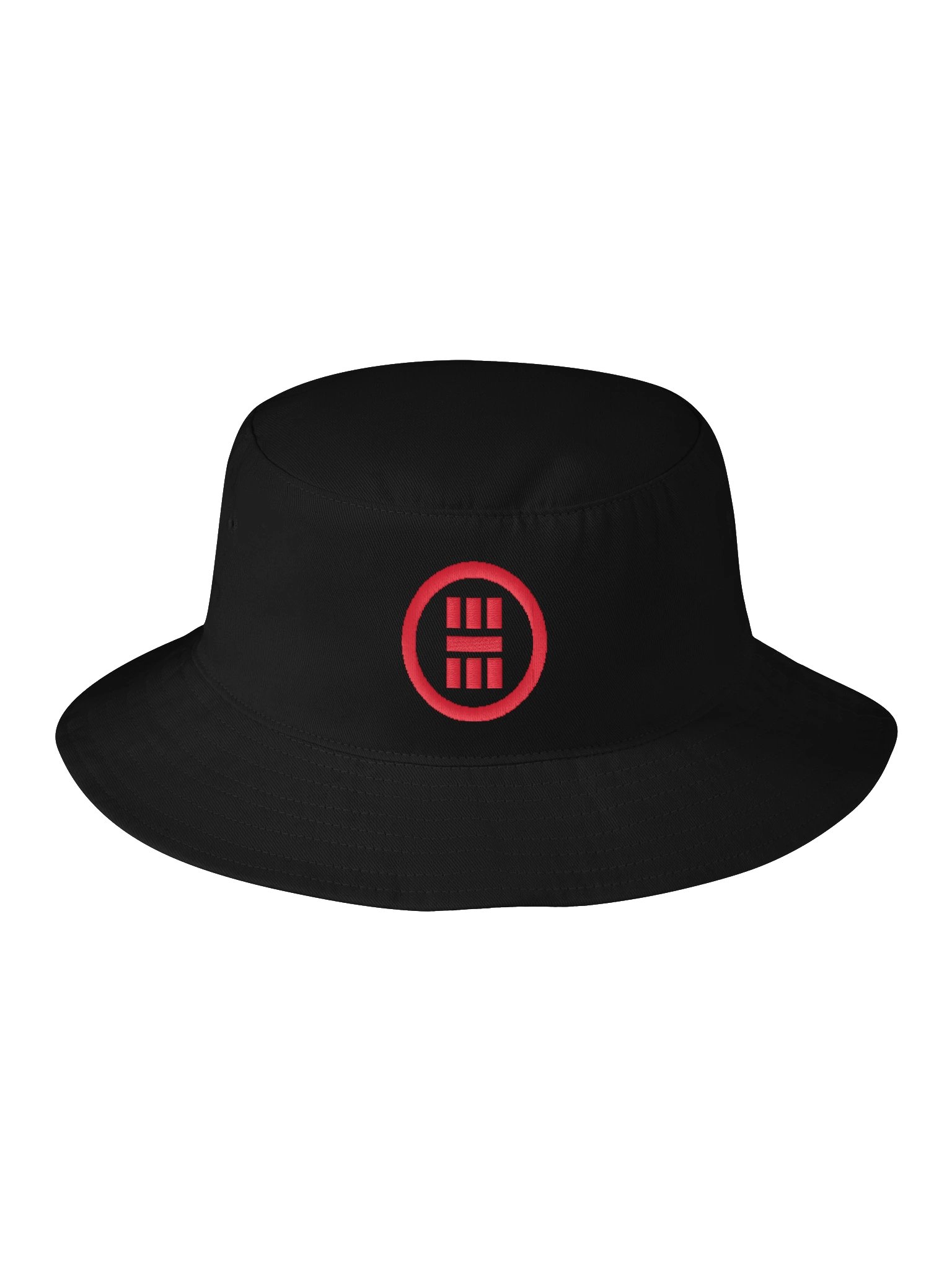 NAKAMA Embroidered Kamon Bucket Hat (red/black) product image (1)