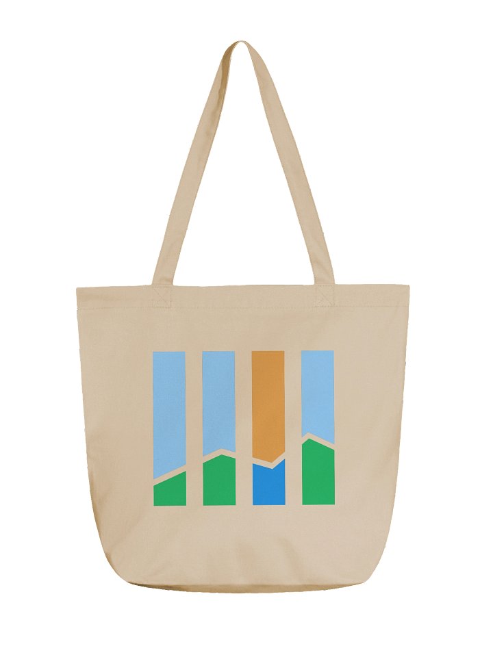 Landscape Bar Chart Tote Bag product image (1)