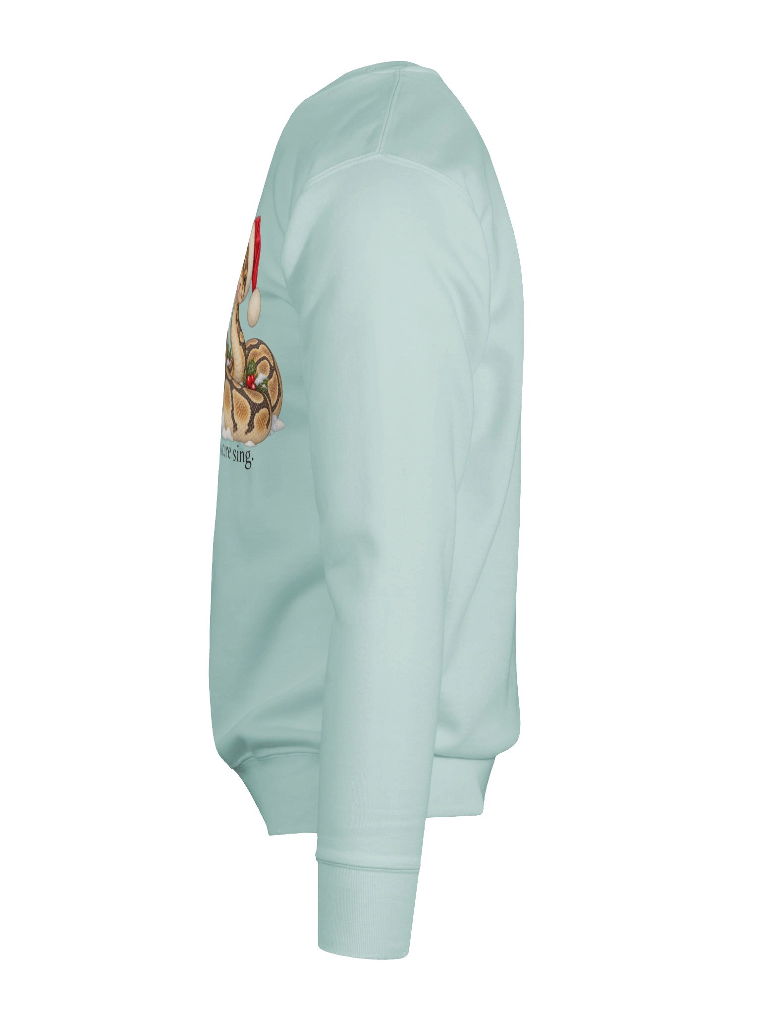 And Heaven and Nature Sing – Christmas Ball Python Sweatshirt product image (34)