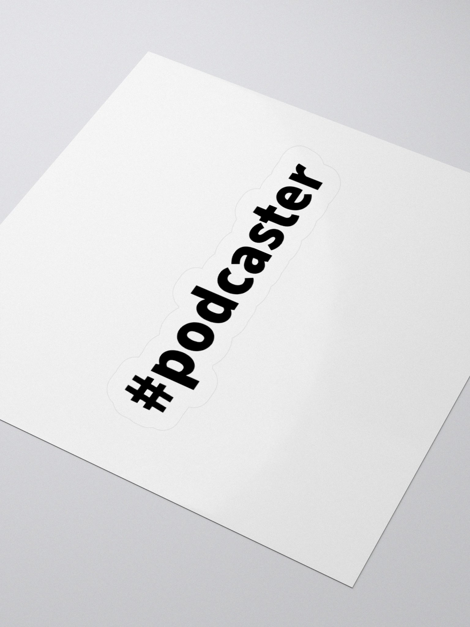 Podcaster Hashtag Sticker product image (3)