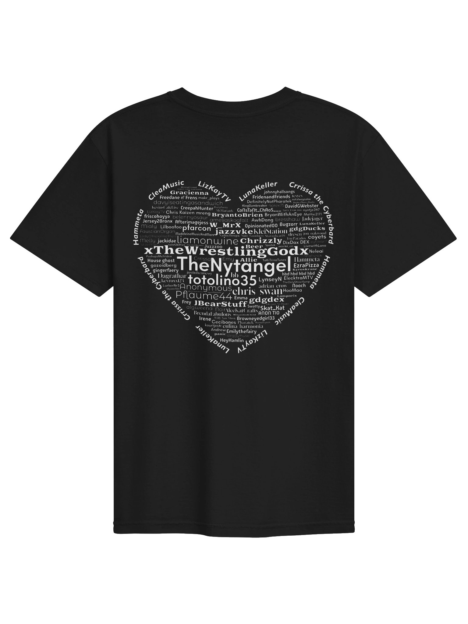 Streamborn 2026 Heart Shaped Gratitude - Heavyweight tee product image (2)