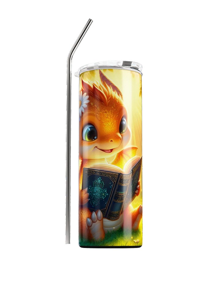 Not for Bookworms - Book Dragons Only (Gold) 20 oz. Tumbler product image (2)