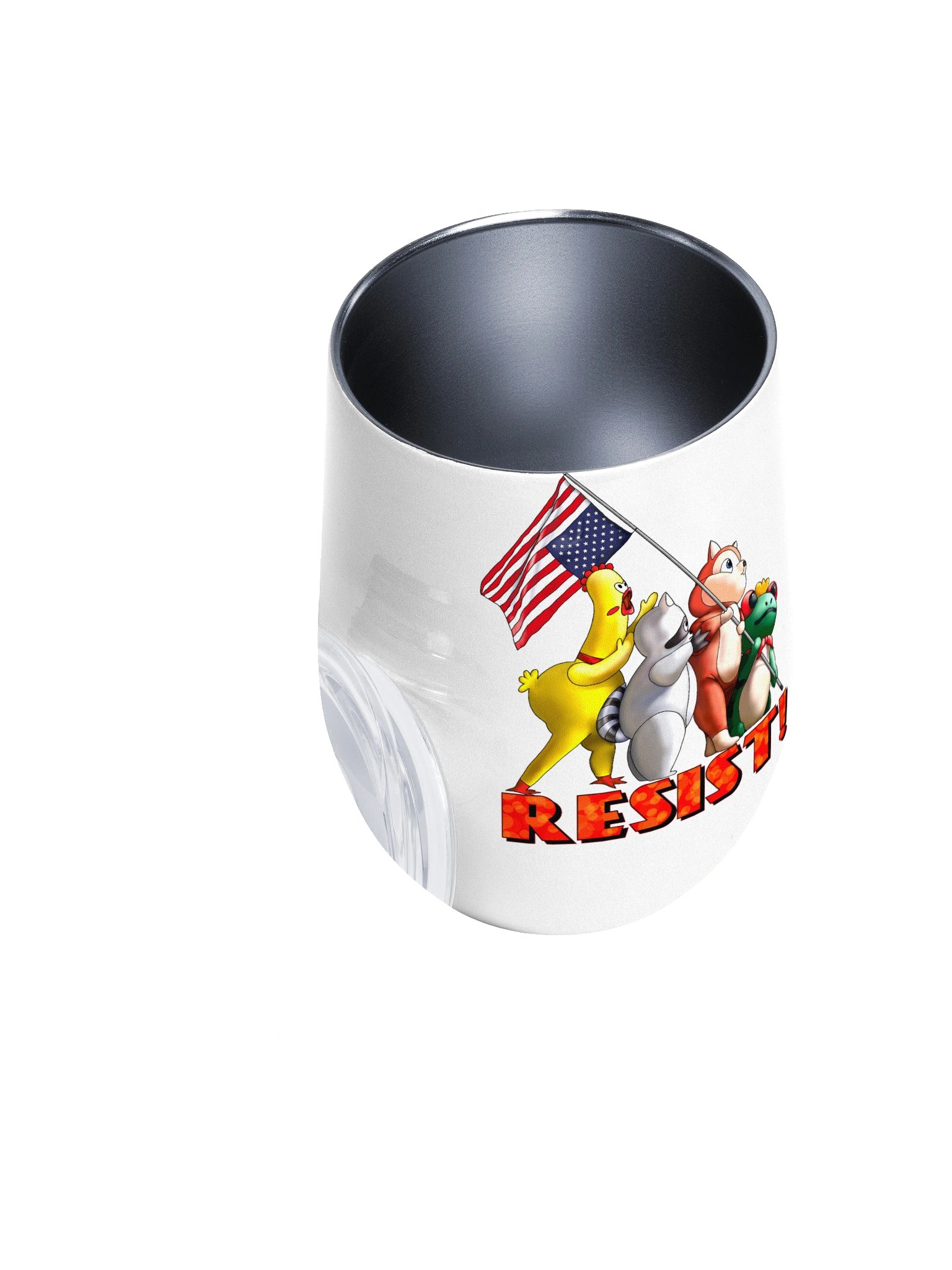 Resist! Travel Wine Glass product image (3)