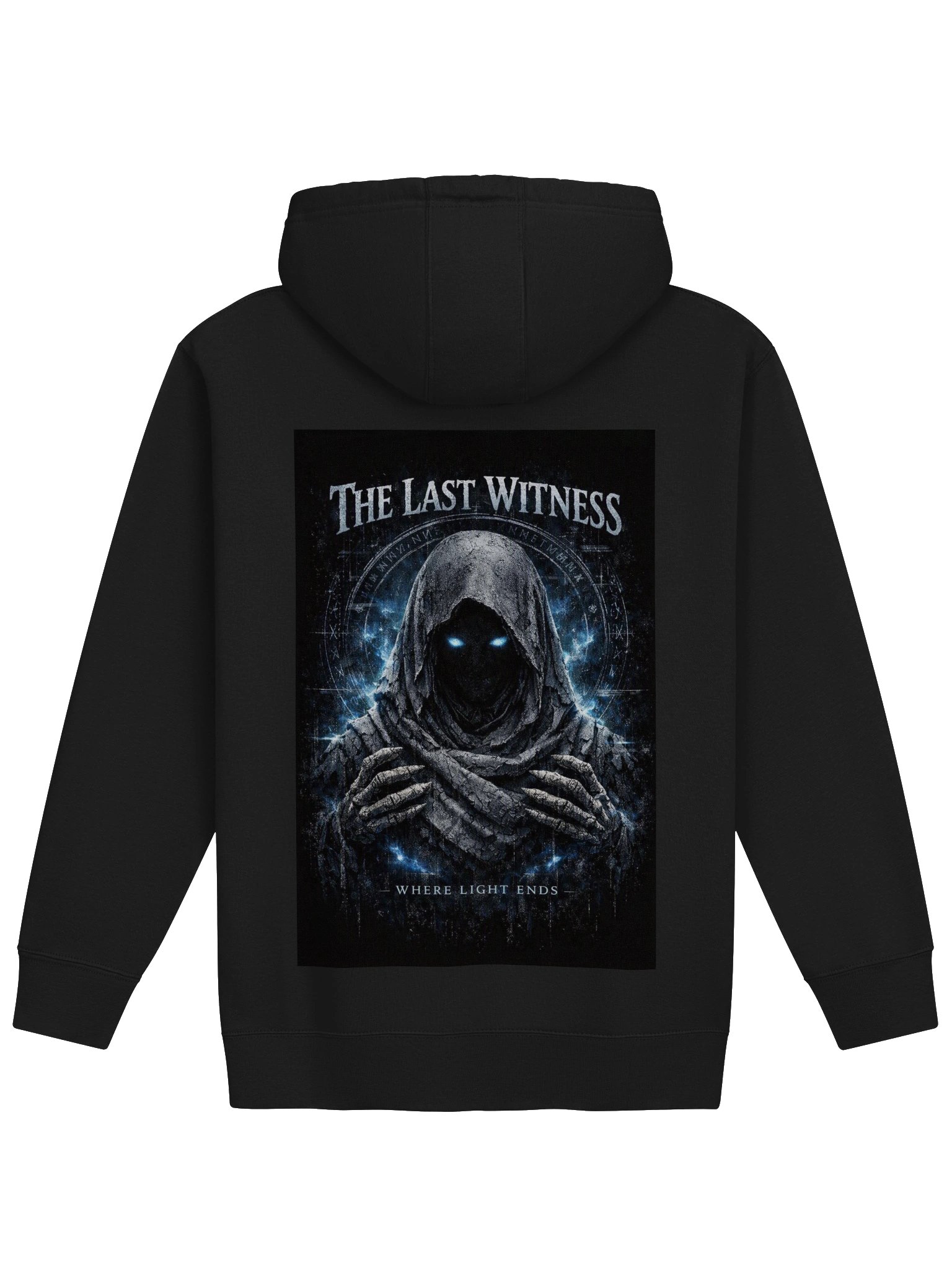 The Last Witness – Dark Occult Hooded Figure Design product image (1)