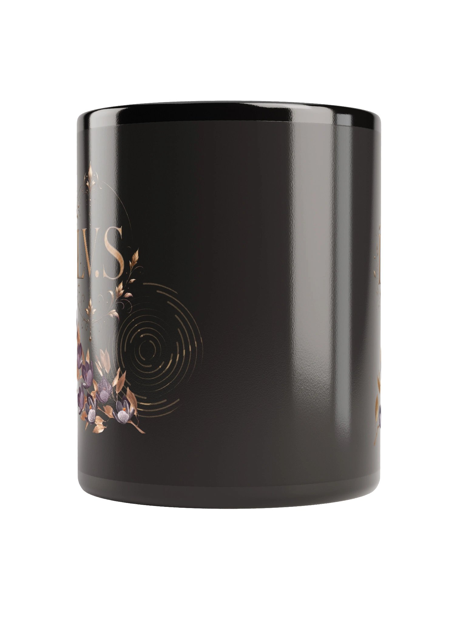 LV. S - black glossy mug product image (2)