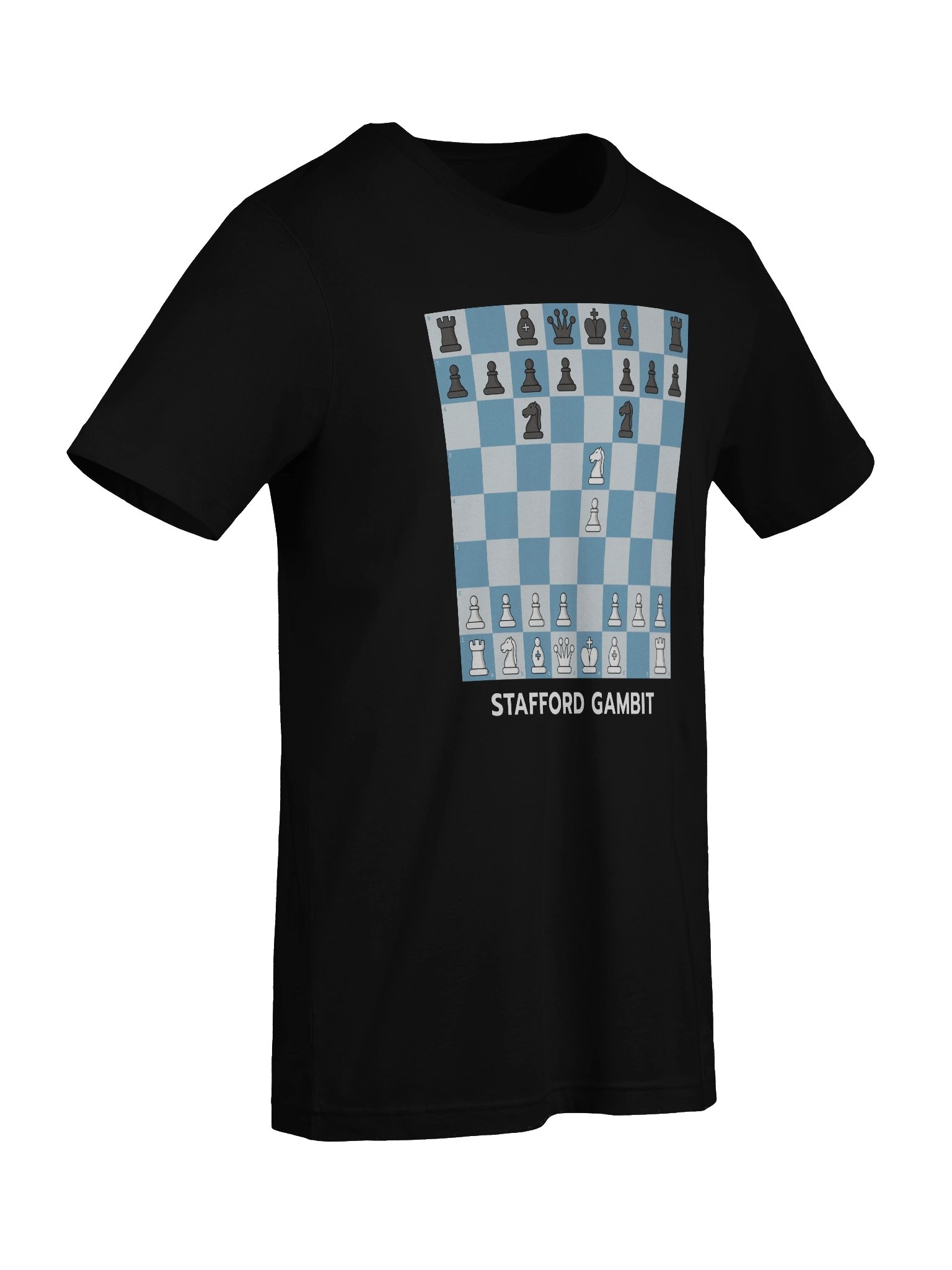 Stafford Gambit Chess T-shirt product image (7)