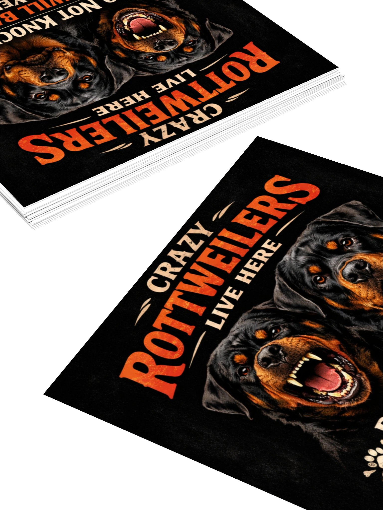 Crazy Rottweilers Sticker product image (7)