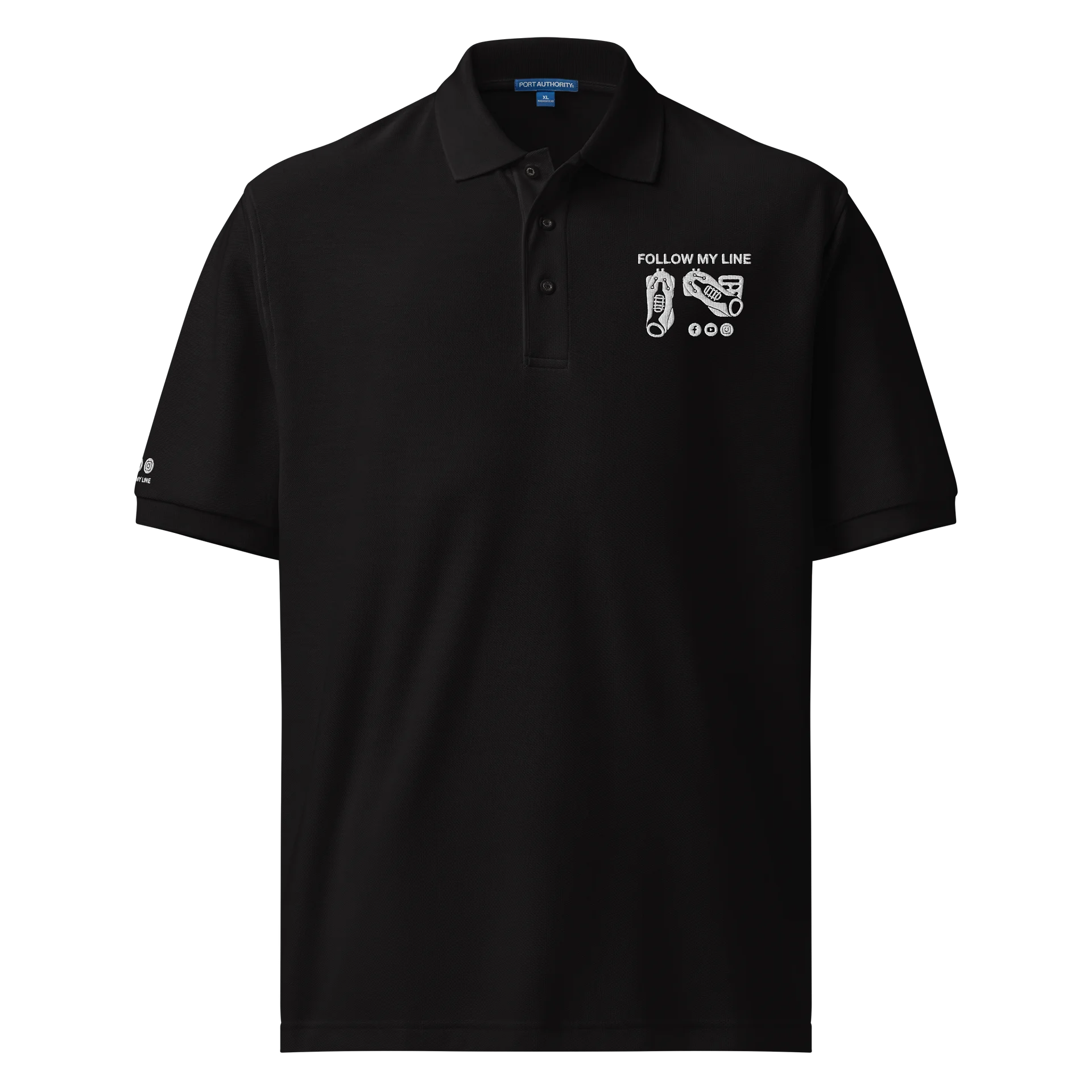 Follow My Line Logo Polo product image (1)