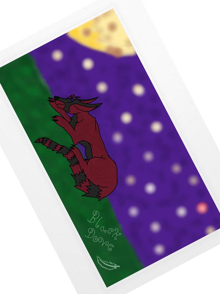 Moonlit Rest (Stickers) product image (1)