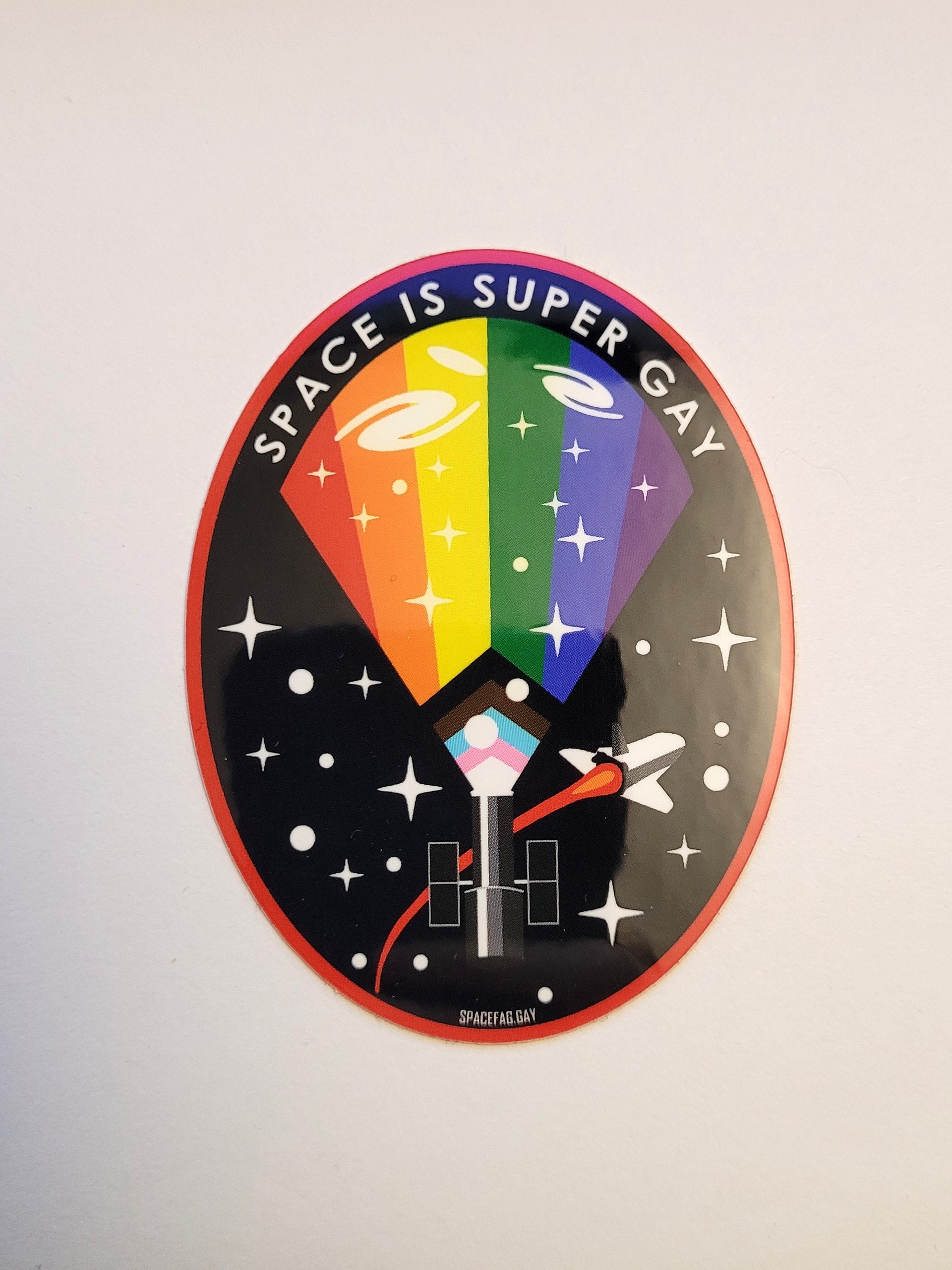 Space Is Super Gay Sticker product image (1)