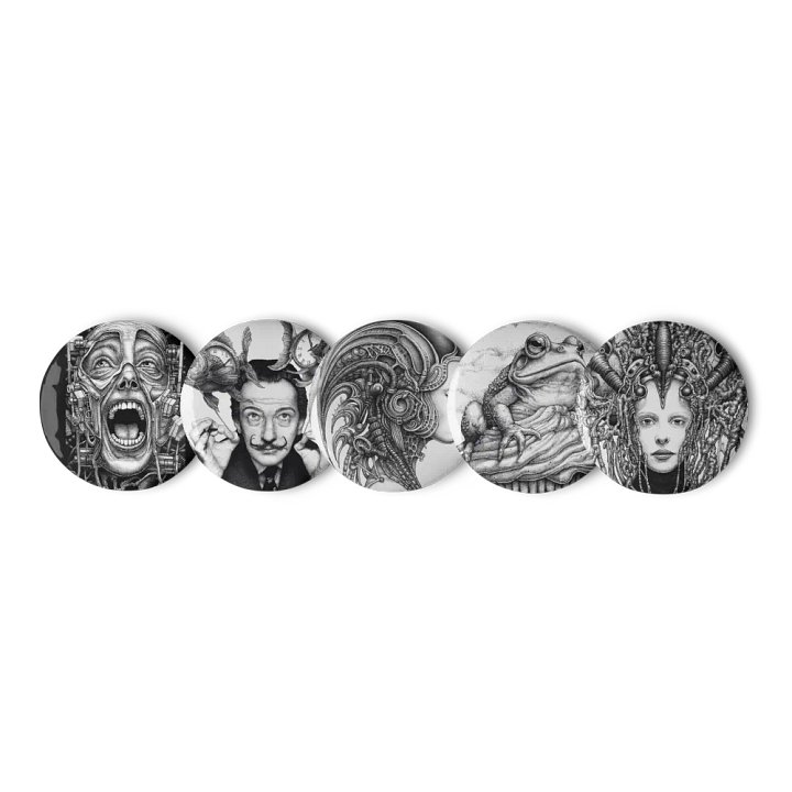 Surreal Pin Button Set product image (1)