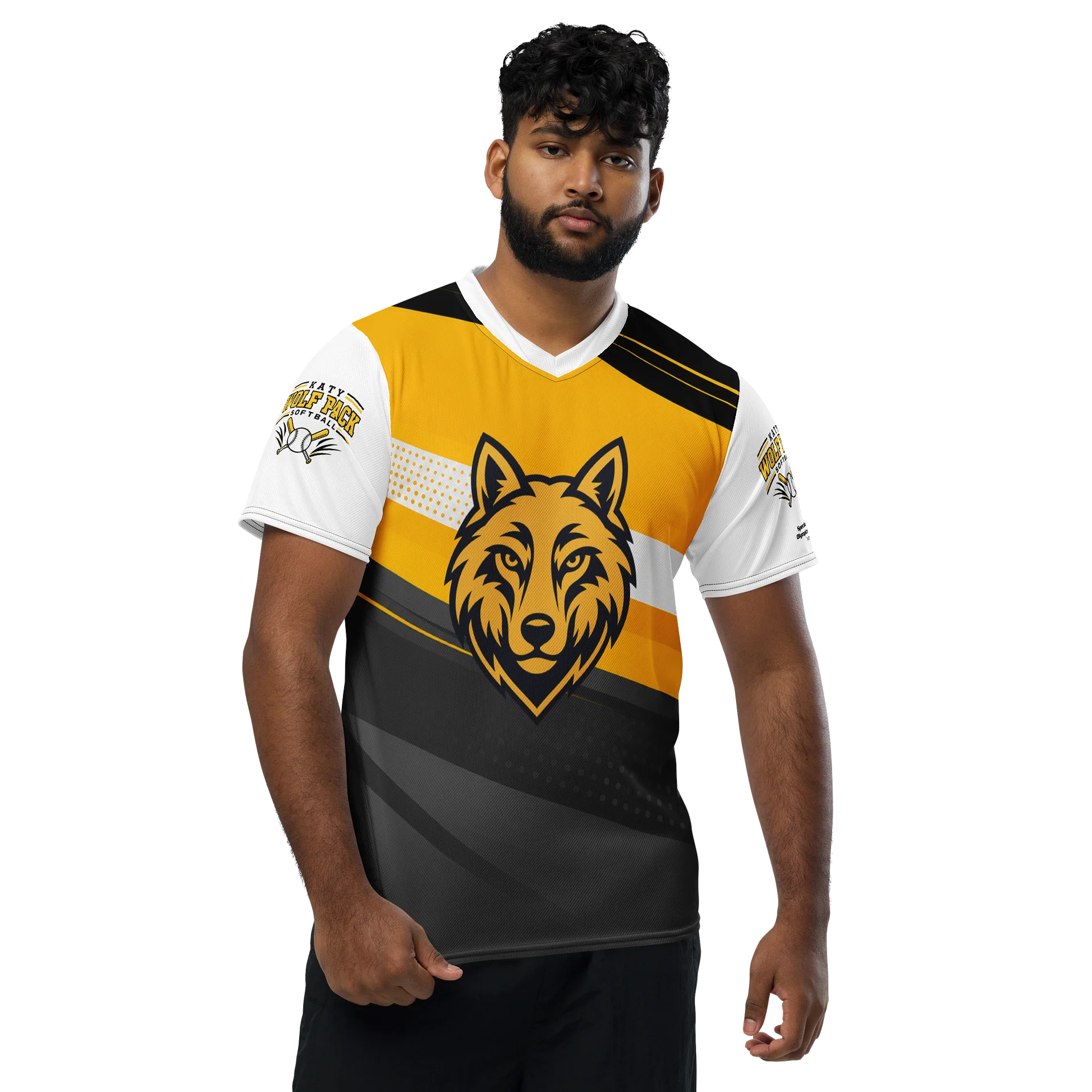 KWP White Sleeve SOTX Softball COACH Jersey product image (6)